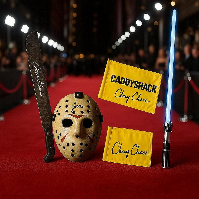 AUTOGRAPHED MOVIE PROPS