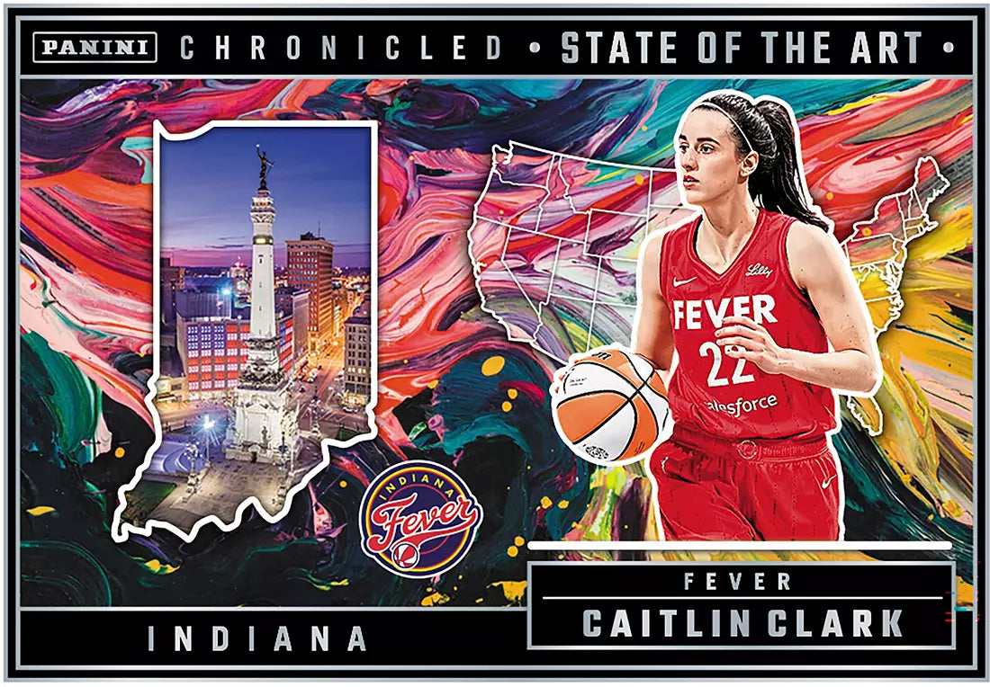 2025 Panini Caitlin Clark Chronicled Trading Card Collection and Keepsake