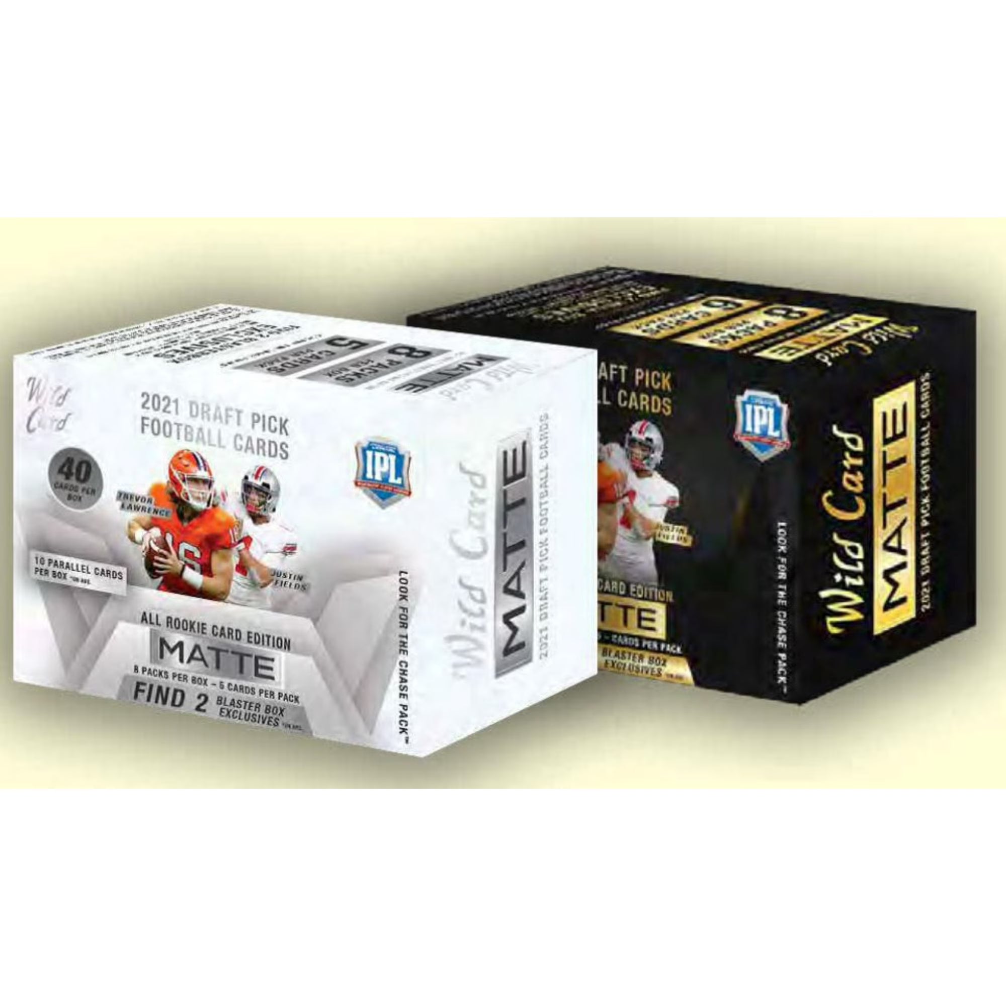 2021 Wild Card Matte NFL Football Draft Picks Blaster Box (White Box)