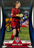 2015 Panini US National Team Box Set Hope Solo #12, Autographed Card, SWAU/W