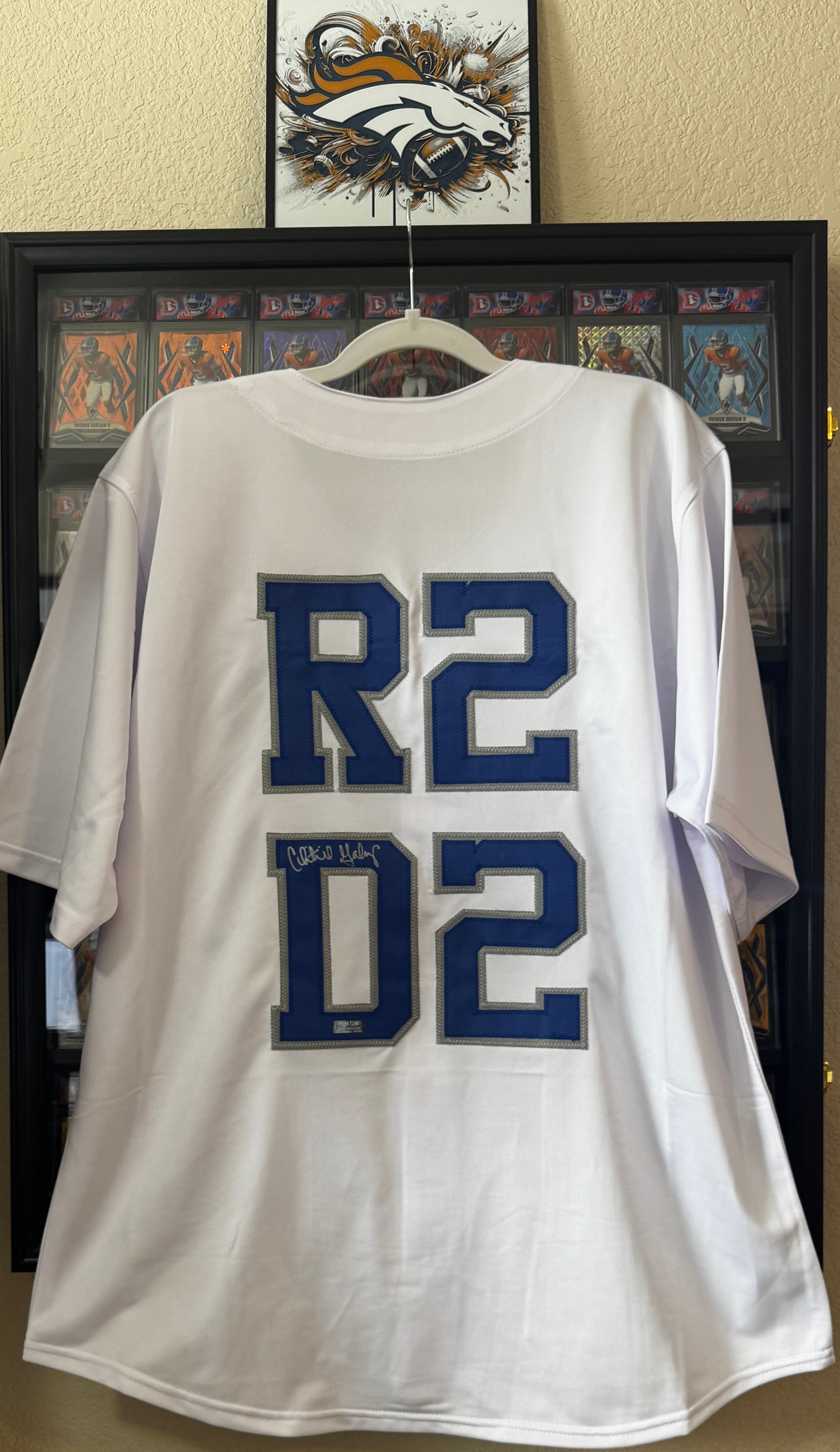 Christine Galey Autographed R2D2 Star Wars Jersey – Prime Time /W COA