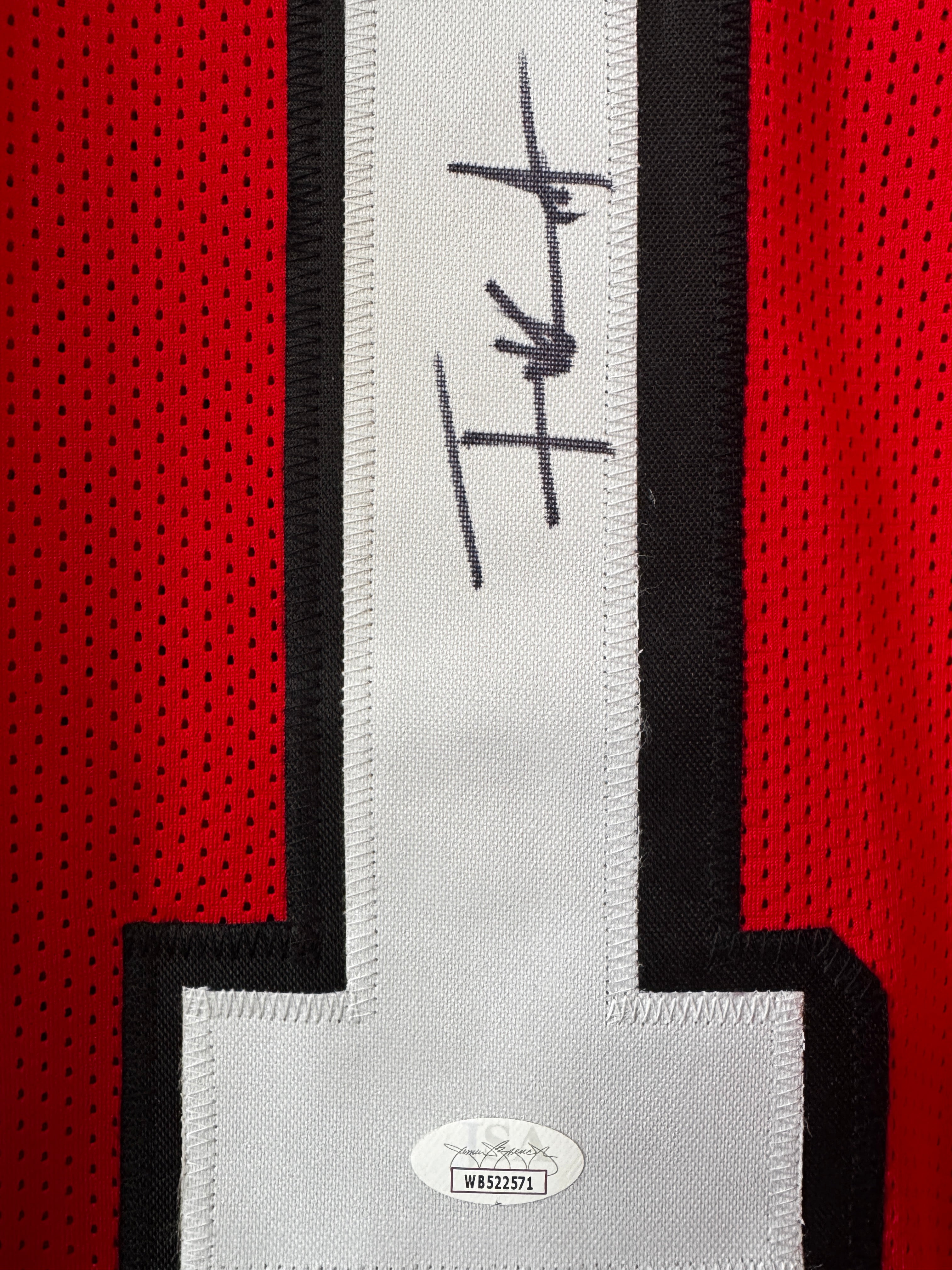 Frank Gore Autographed Custom San Francisco 49ers Jersey For Framing – JSA /W SOA