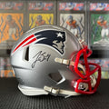 Jarrett Stidham Autographed New England Patriots Mini Helmet – JSA/W