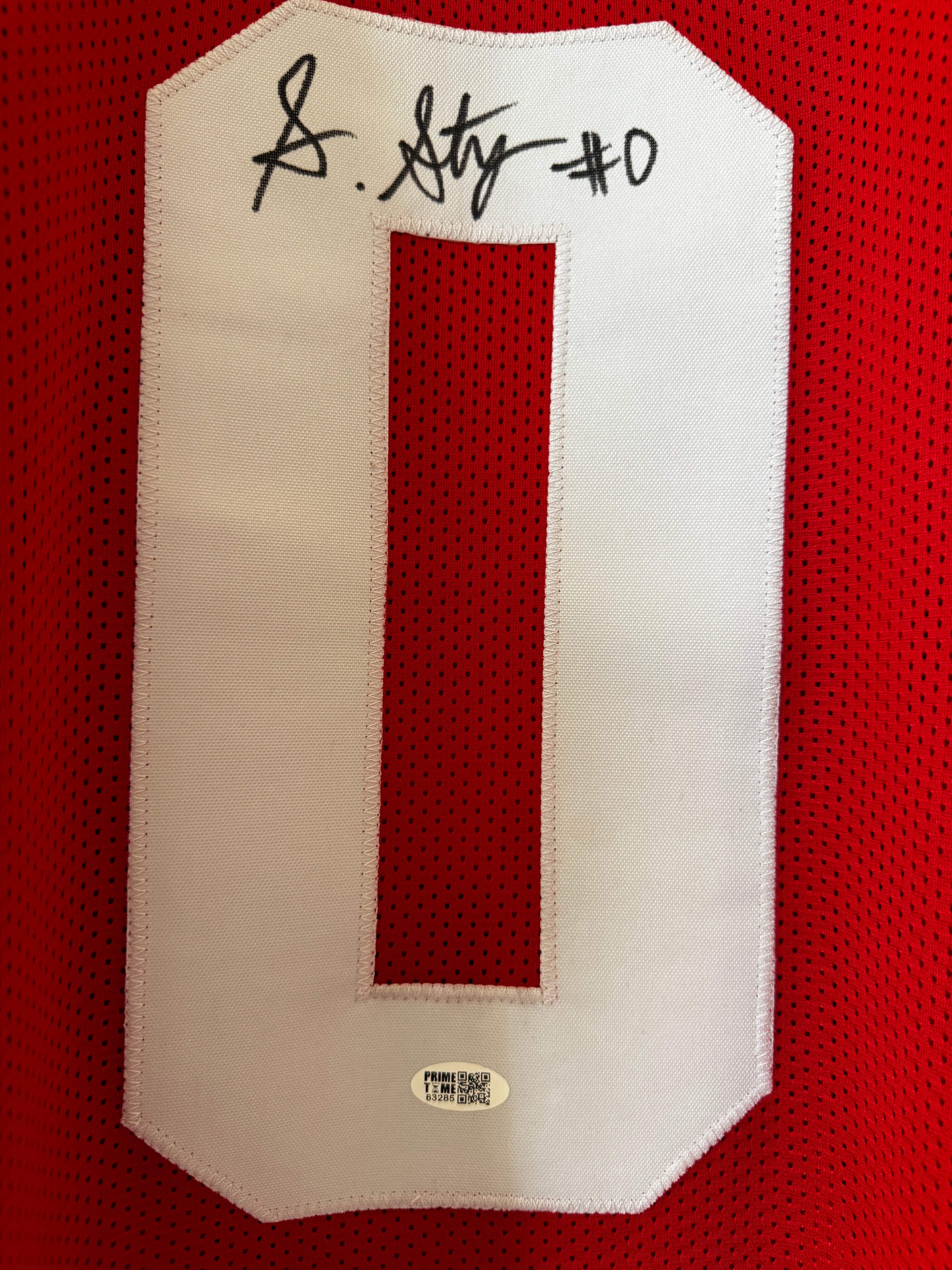Sunny Styles Autographed Ohio State Player Jersey, Prime Time/W