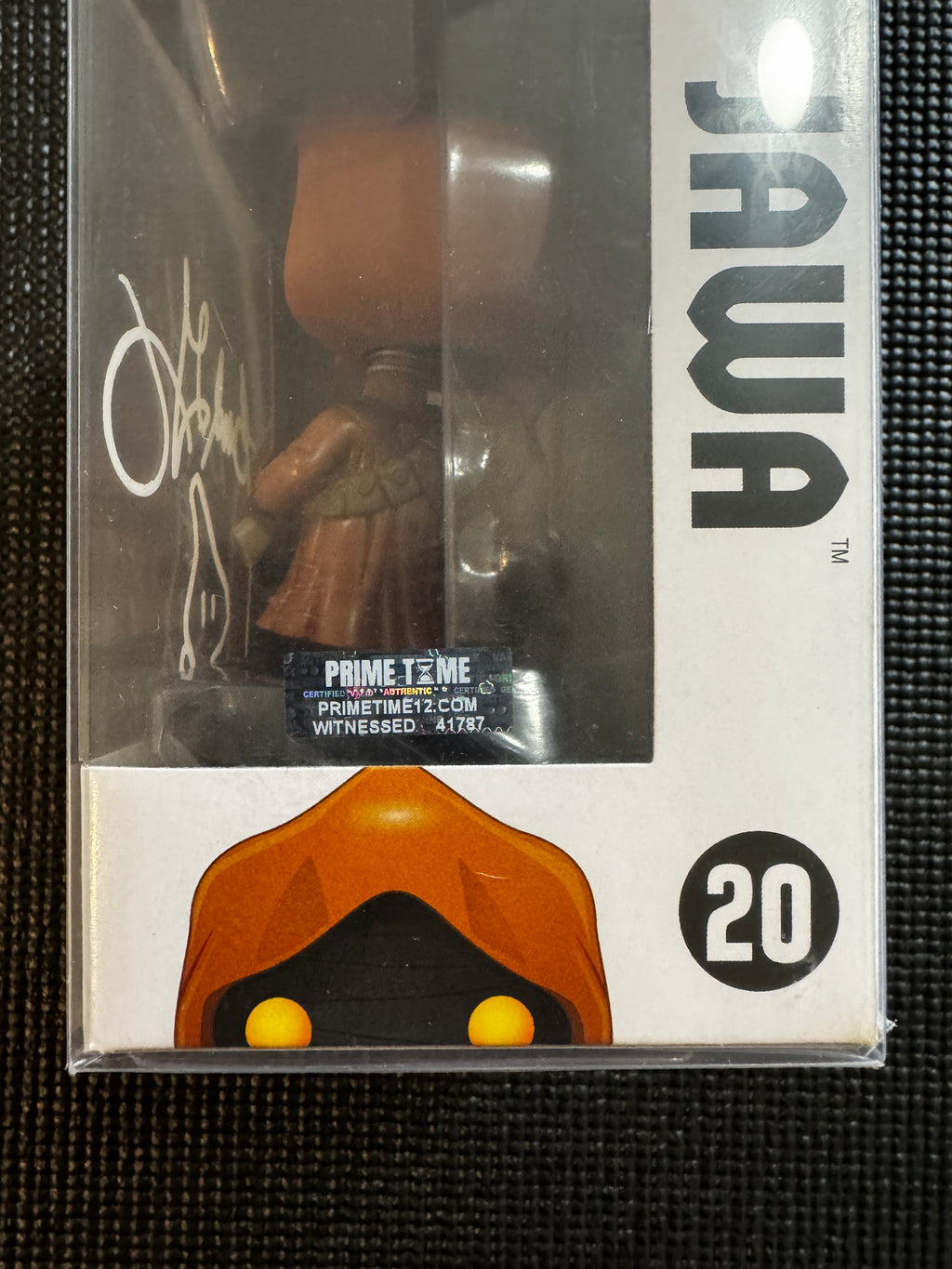 Brad Galey Autographed Star Wars Jawa Funko Pop – Prime Time/ W COA