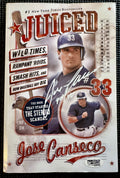 Jose Canseco Autographed Juiced Hardcover Book – Prime Time Witnessed /W COA