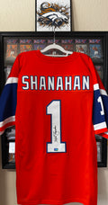 Mike Shanahan Autographed Custom Denver Broncos Jersey – Orange #1 /W Radtke Sports SOA