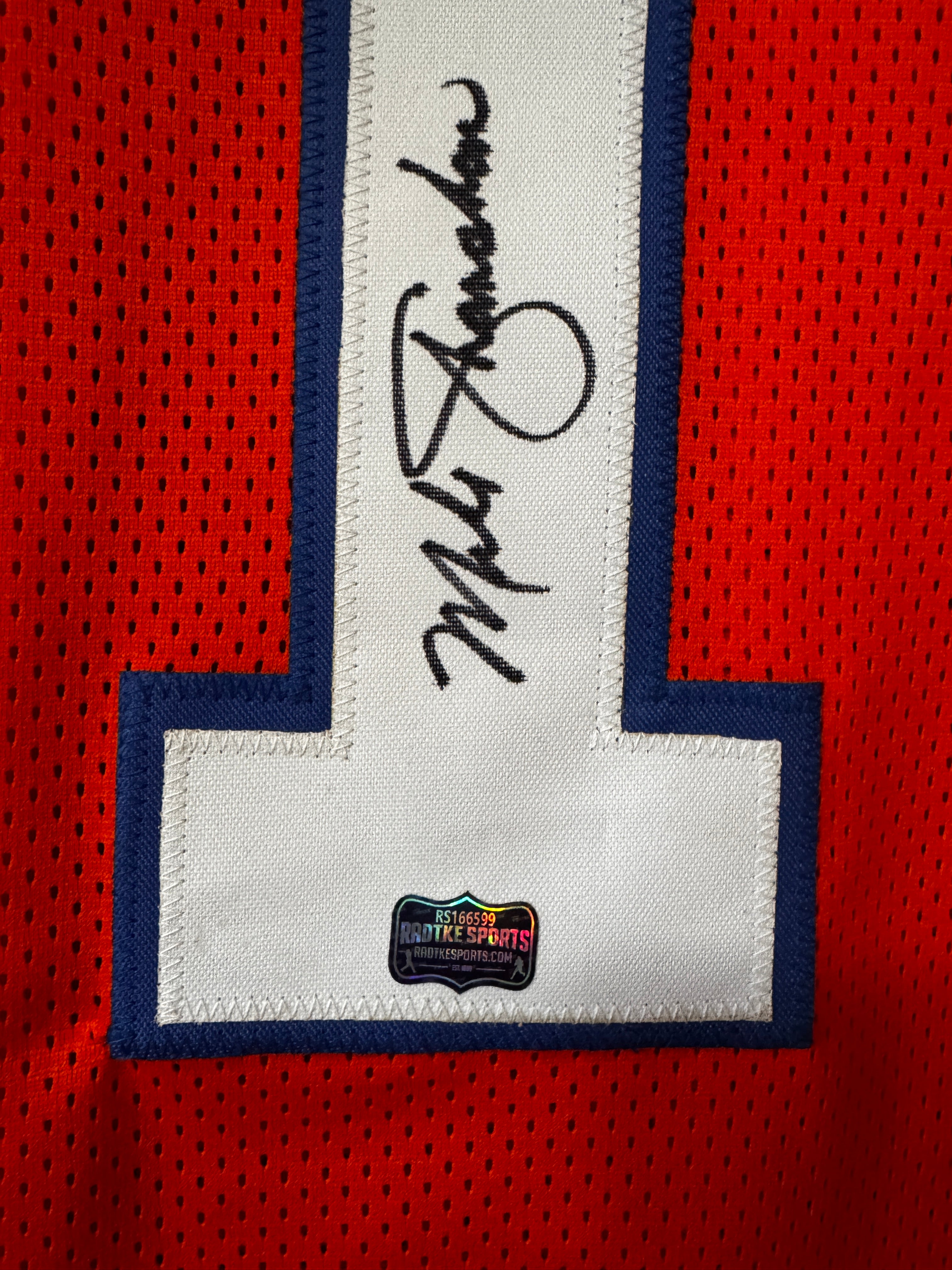 Mike Shanahan Autographed Custom Denver Broncos Jersey – Orange #1 /W Radtke Sports SOA