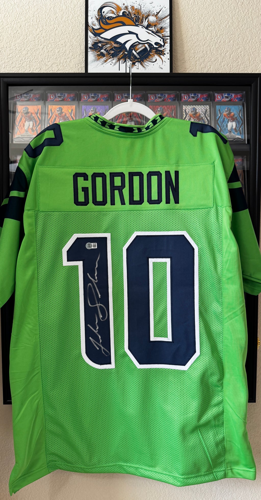 Josh Gordon Autographed Seattle Seahawks Jersey For Framing – Beckett Authenticated /W BAS