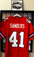 Drew Sanders Autographed Custom Denver Broncos Jersey, Beckett/W