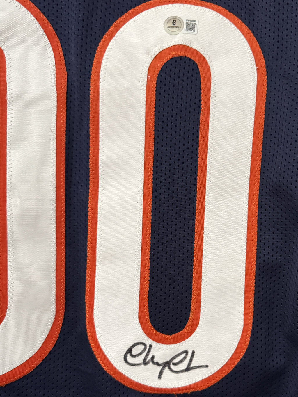 Chevy Chase Autographed Clark Griswold Chicago Bears Jersey /W Beckett