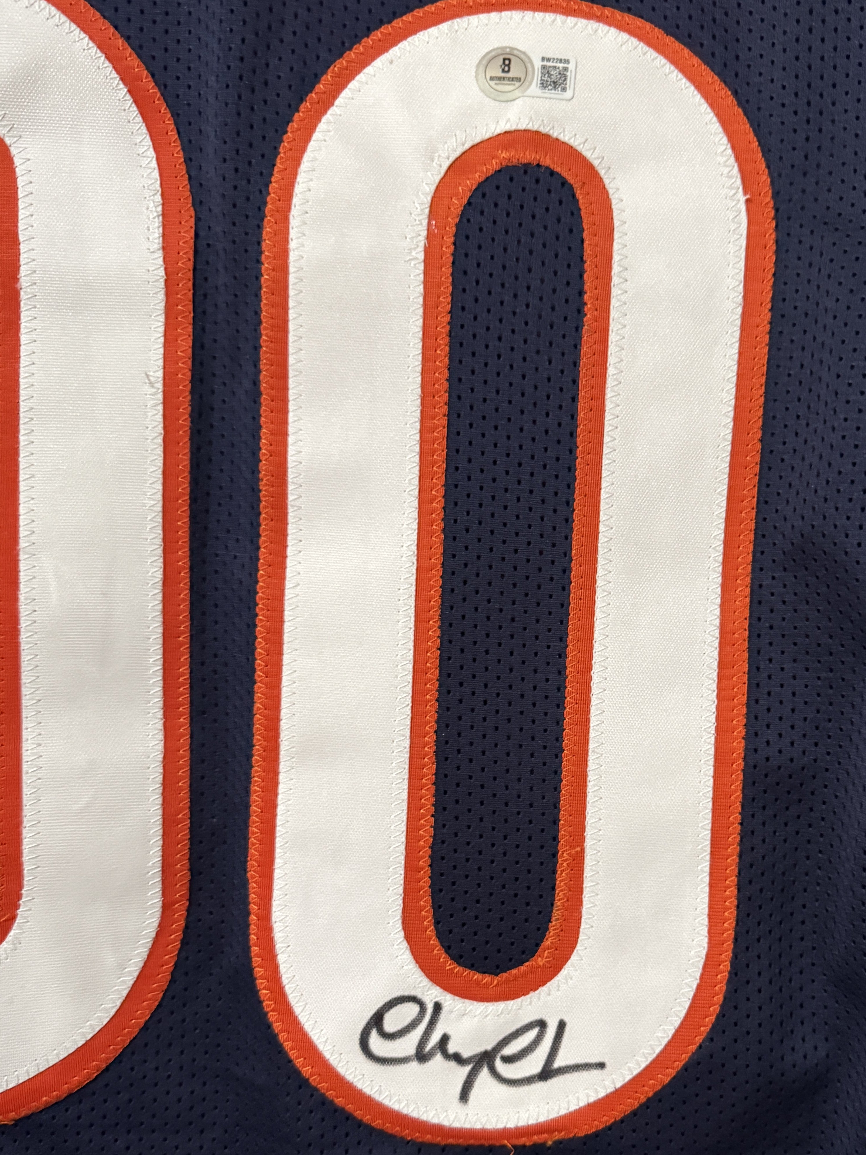 Chevy Chase Autographed Clark Griswold Chicago Bears Jersey /W Beckett