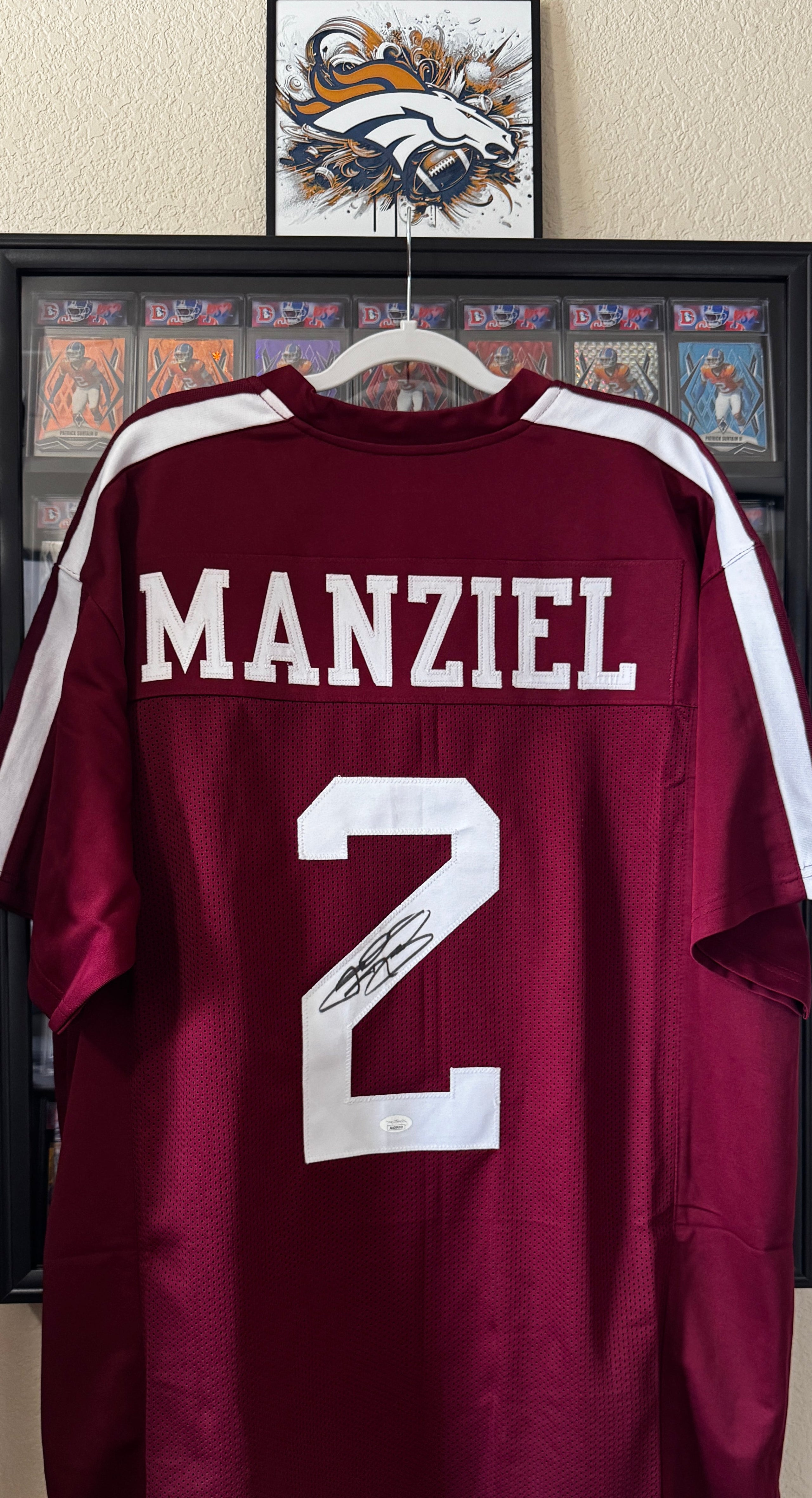 Johnny Manziel Autographed Texas A&M Jersey, JSA SOA