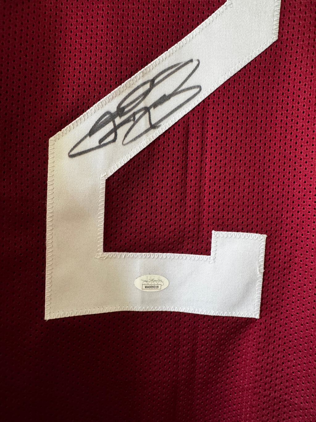 Johnny Manziel Autographed Texas A&M Jersey, JSA SOA