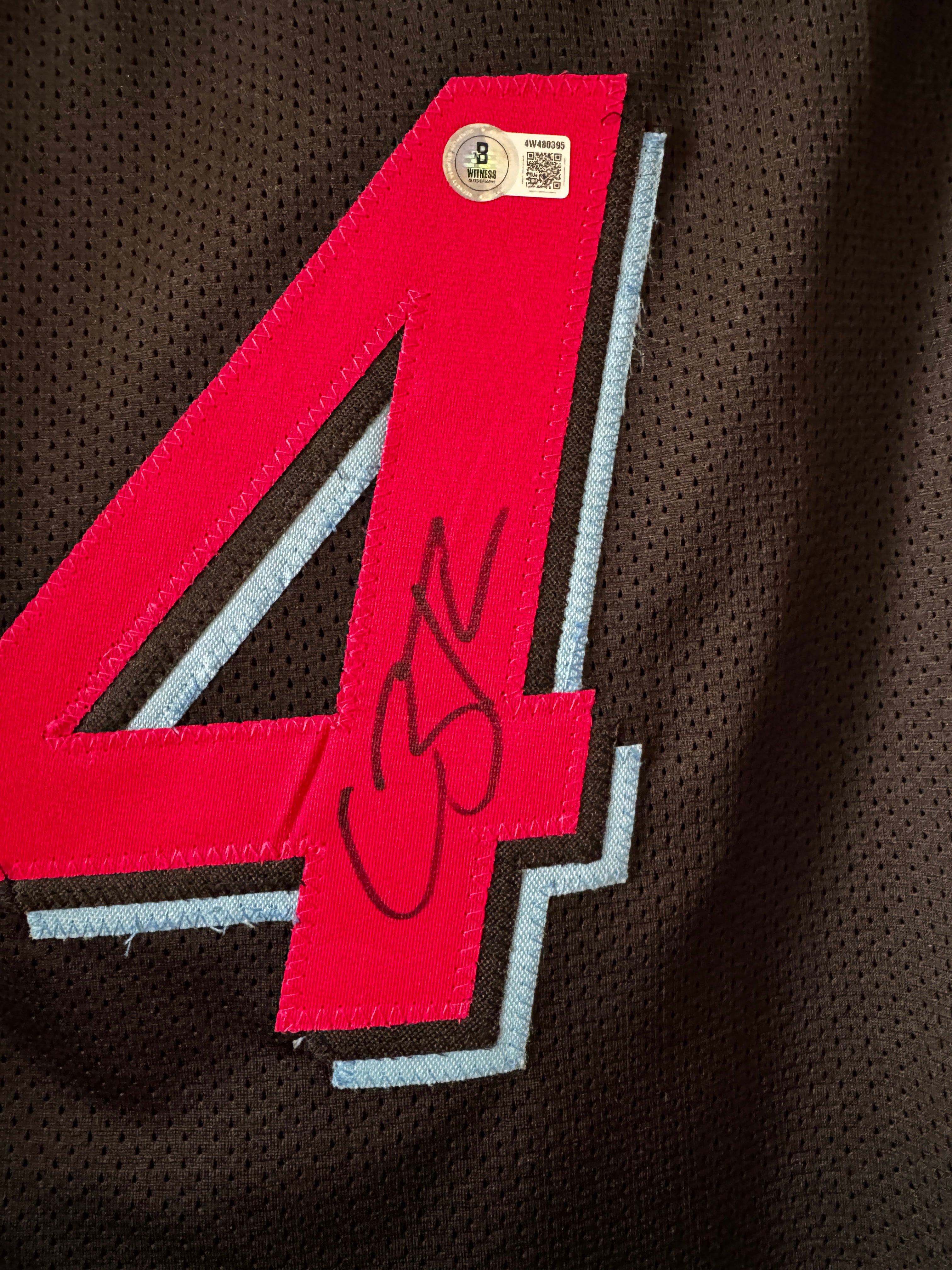 Caron Butler Autographed Miami Heat Vice Custom Jersey – Beckett COA