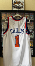 Chris Childs autographed New York Knicks Jersey, Beckett SOA
