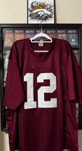 Joe Namath Autographed Custom Alabama Jersey, Player Halo SOA