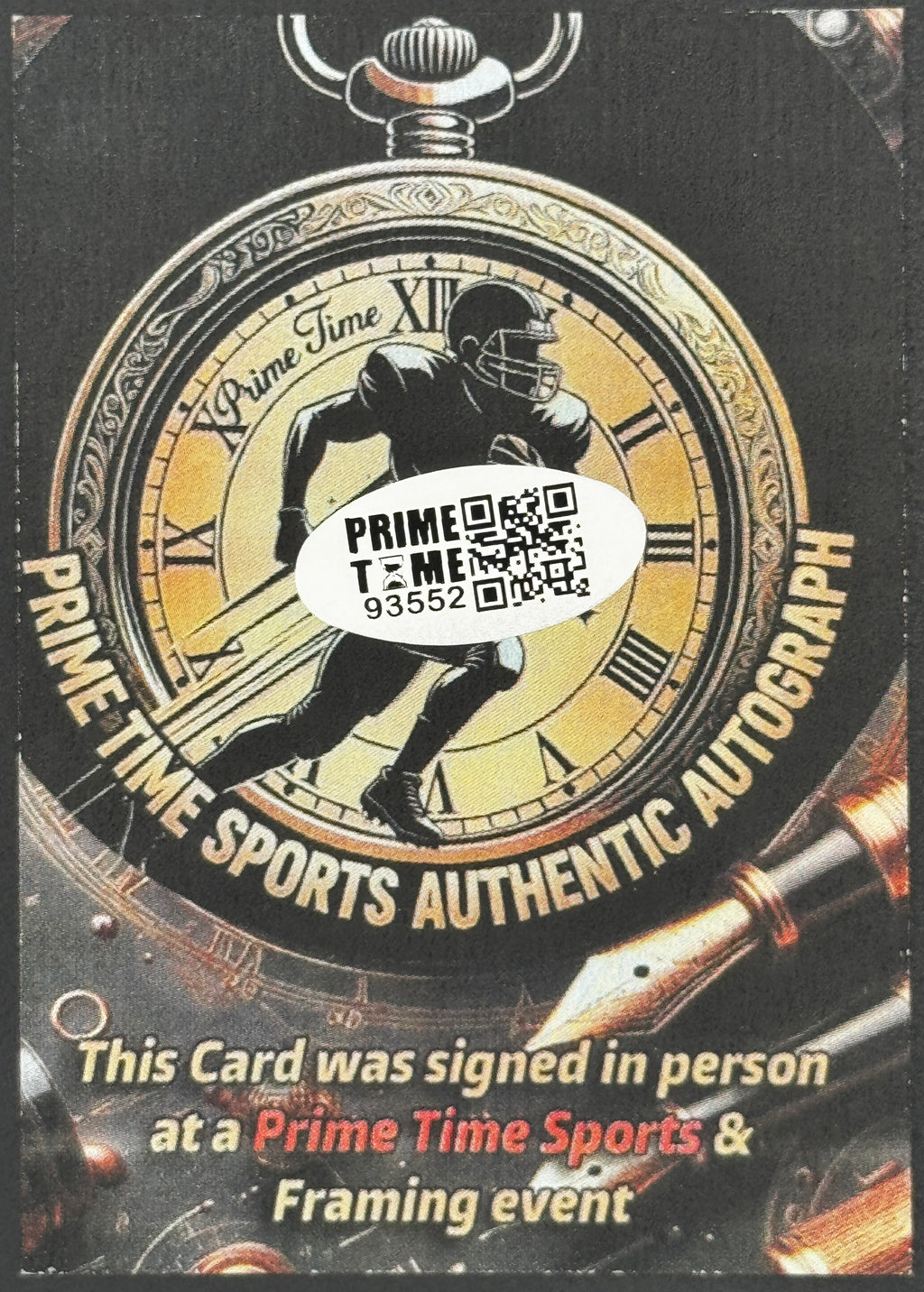 Brad Galey, Autographed Custom Jawa Star Wars Trading Card, Prime Time COA
