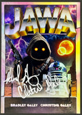 Brad & Christine Galey, Autographed Custom Jawa Star Wars Trading Card, Prime Time COA