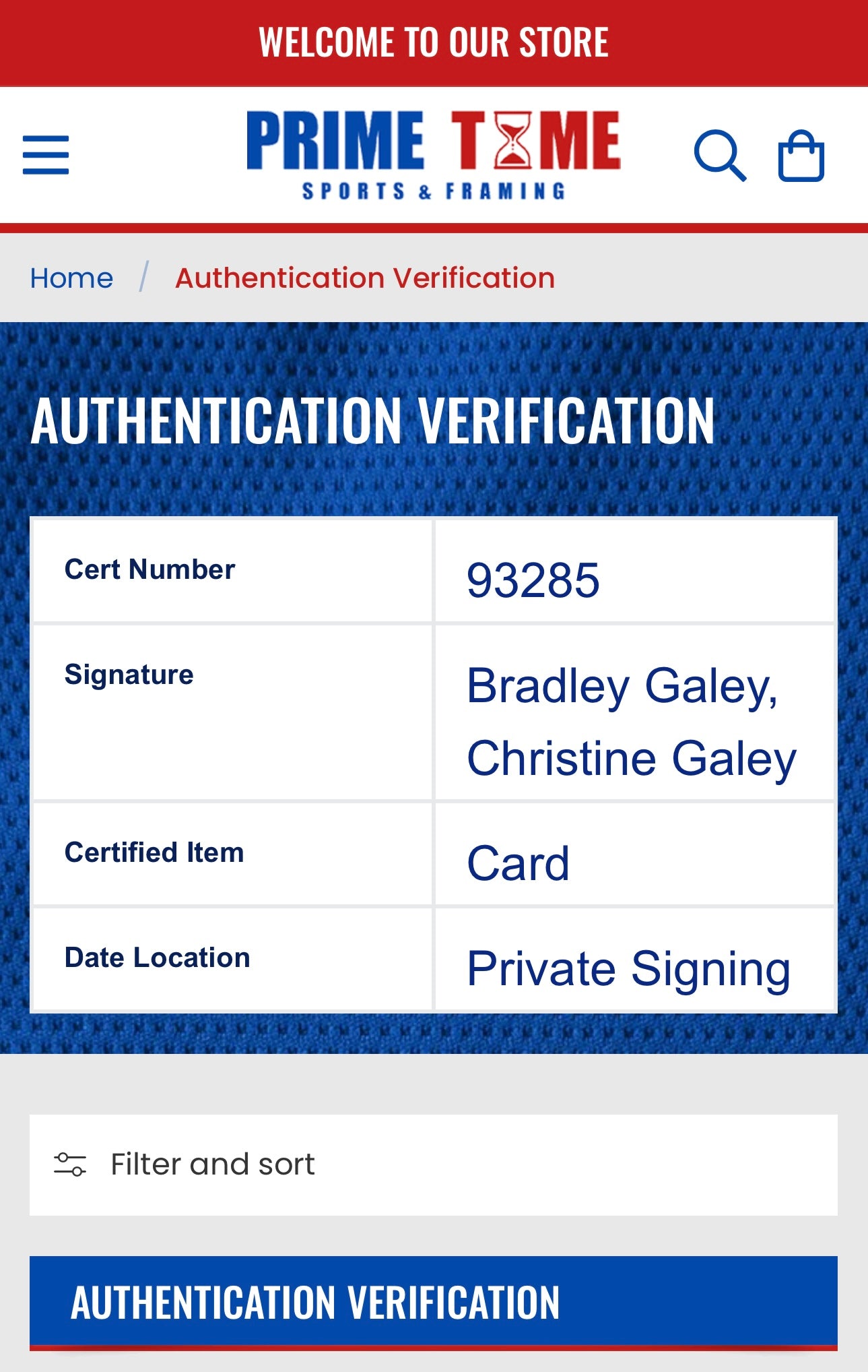 Brad & Christine Galey, Autographed Custom Jawa Star Wars Trading Card, Prime Time COA