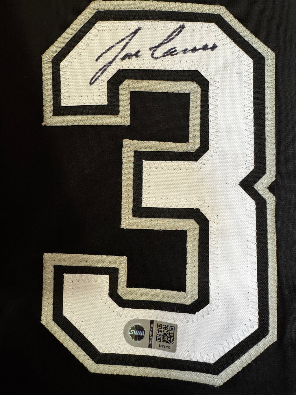 Jose Canseco Autographed White Sox Jersey, JSA SOA