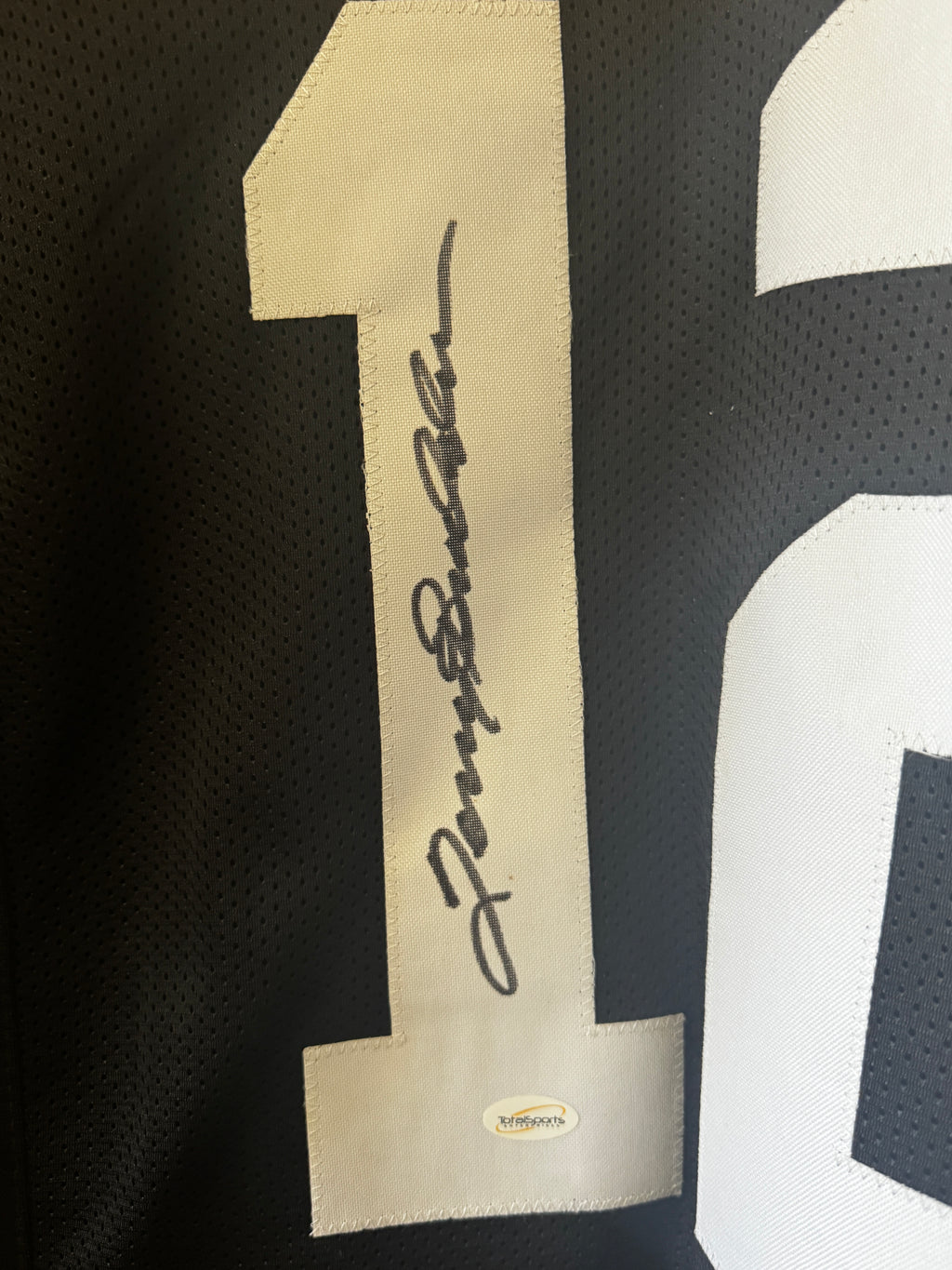 Terry Bradshaw autographed Steelers Jersey, Total Sports SOA