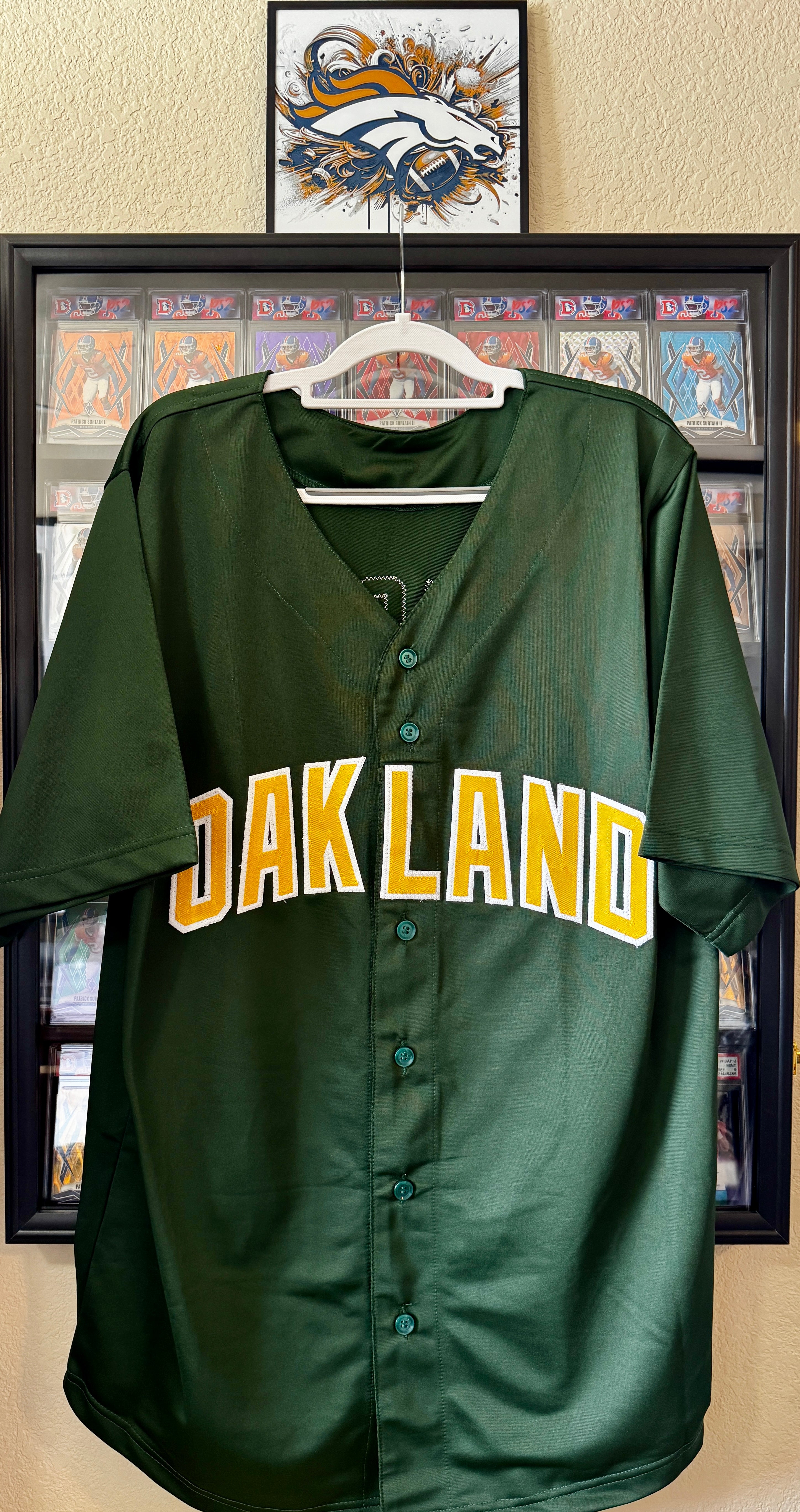 Jose Canseco Autographed XL Oakland Player Jersey #33 For Framing – JSA SOA