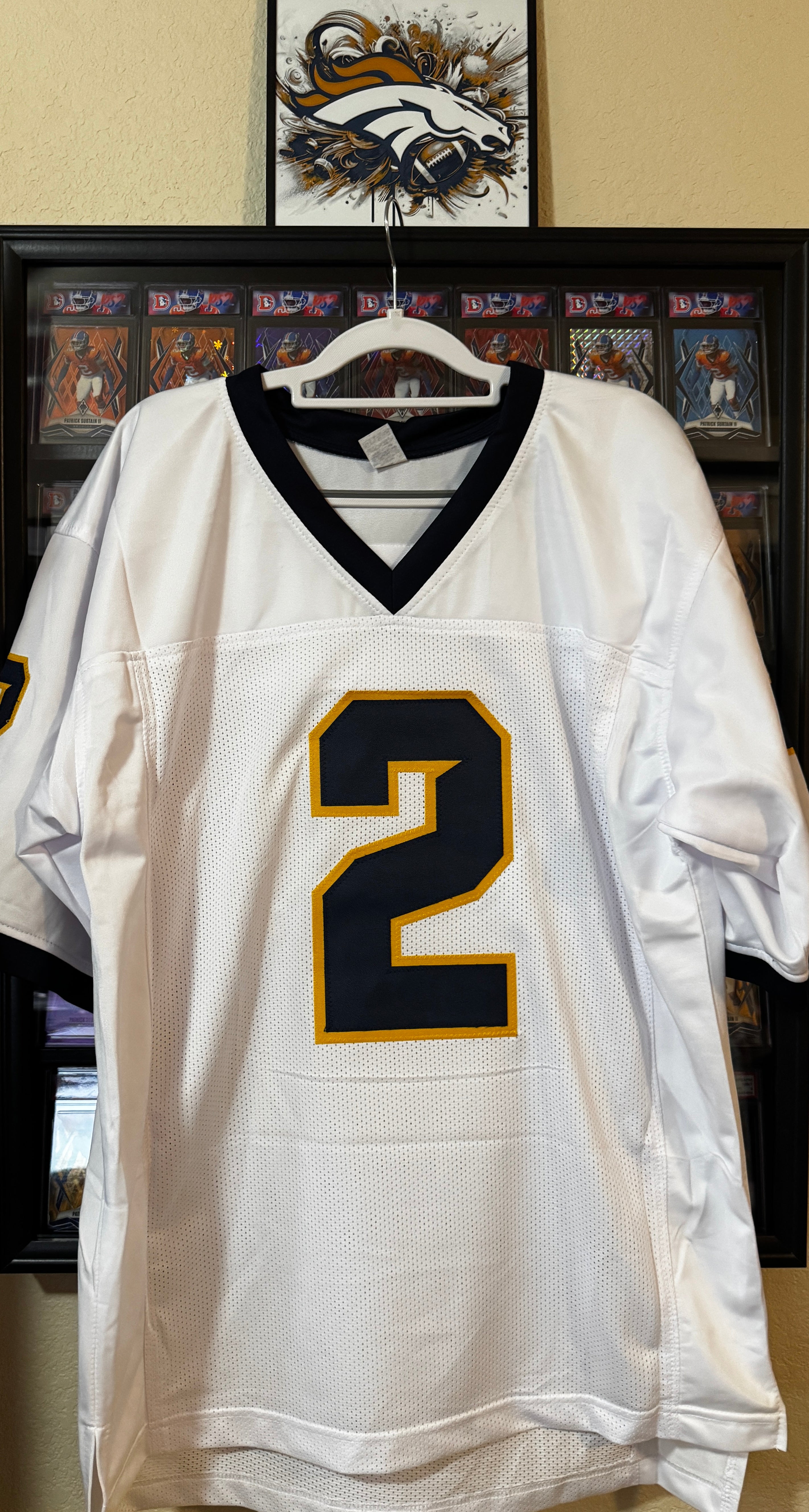 Junior Vandross III Autographed XL Toledo Player Jersey For Framing – Beckett/W