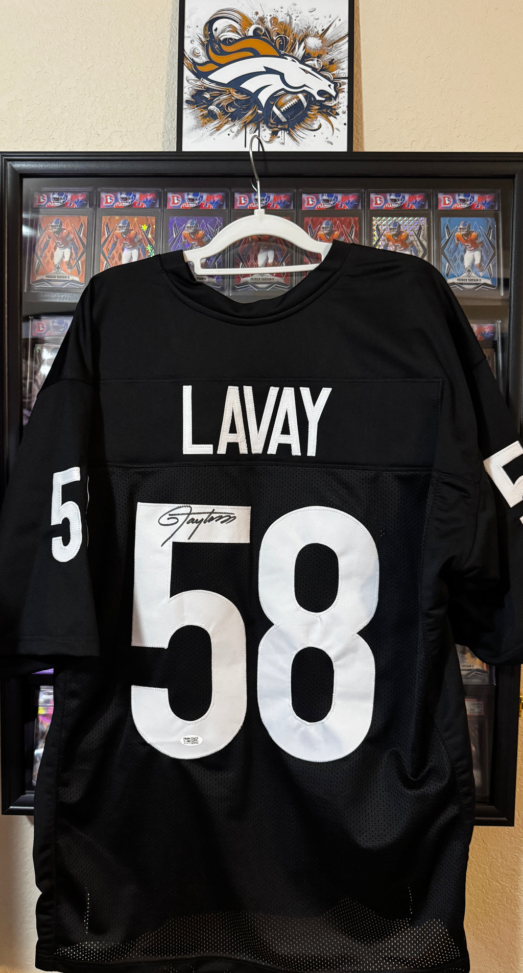 Lawrence Taylor Autographed XL Miami Sharks Player Jersey For Framing – PrimeTime/W