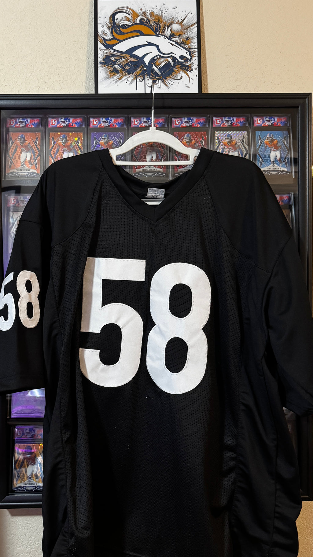 Lawrence Taylor Autographed XL Miami Sharks Player Jersey For Framing – PrimeTime/W