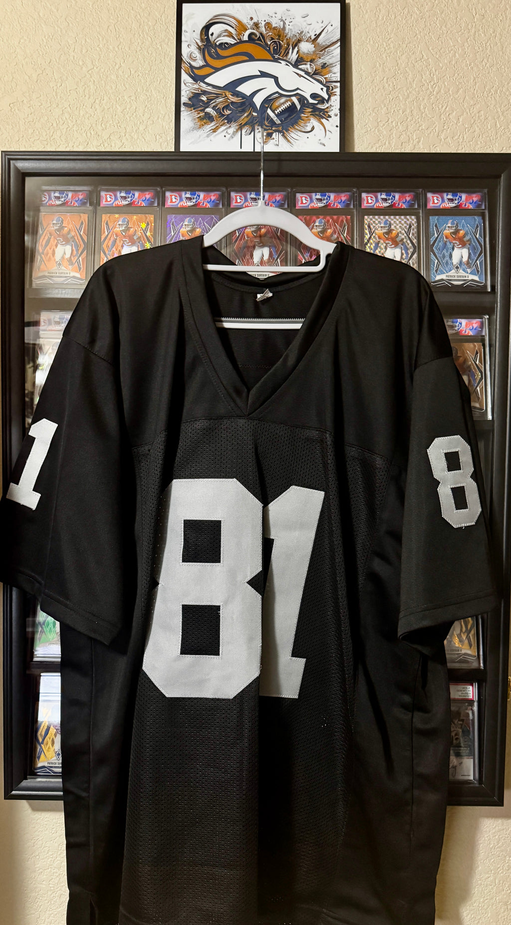 Tim Brown autographed Raiders Jersey, Player Holo SOA
