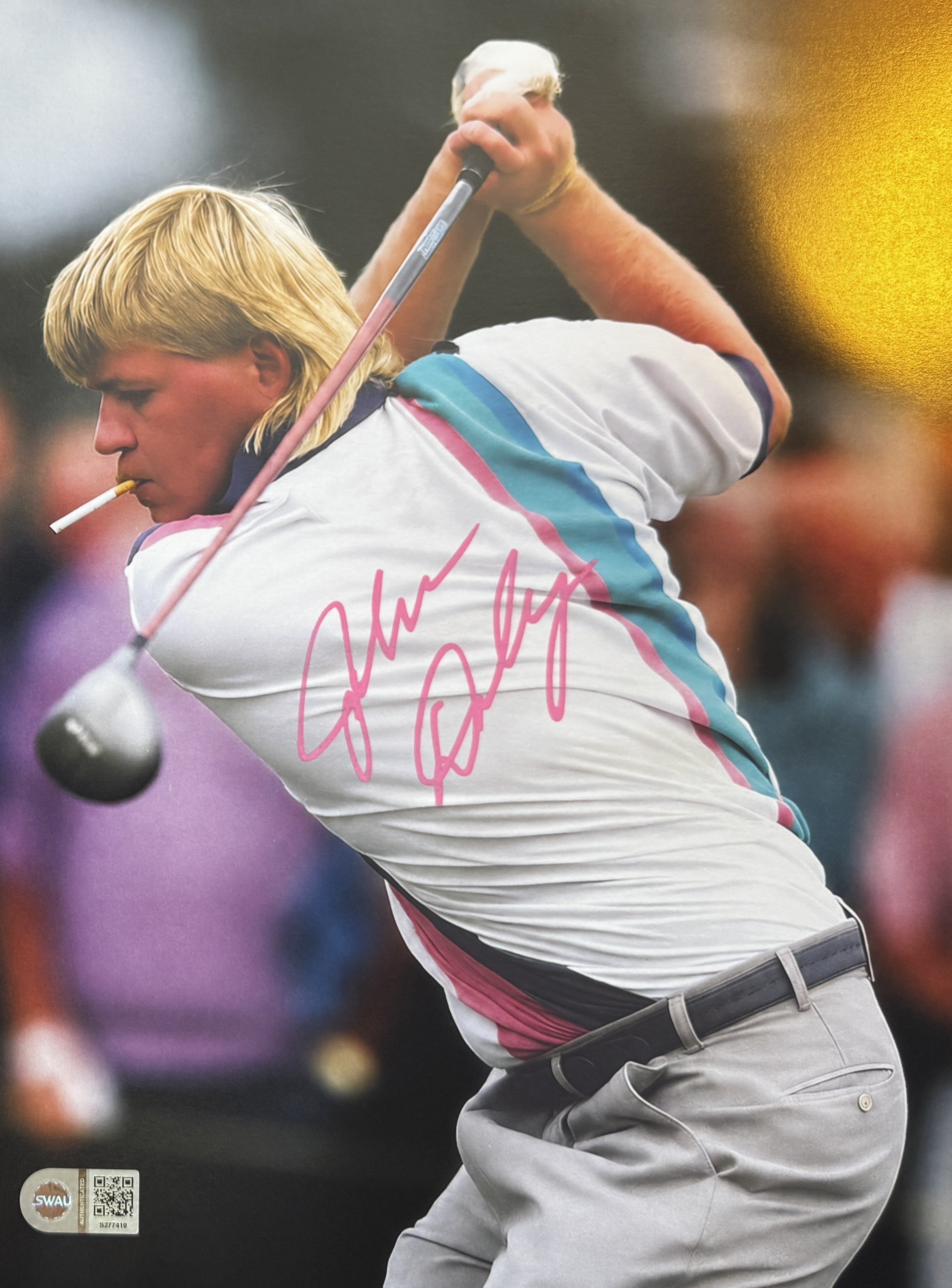 John Daily Autographed 11 x 14 Photo, SWAU SOA