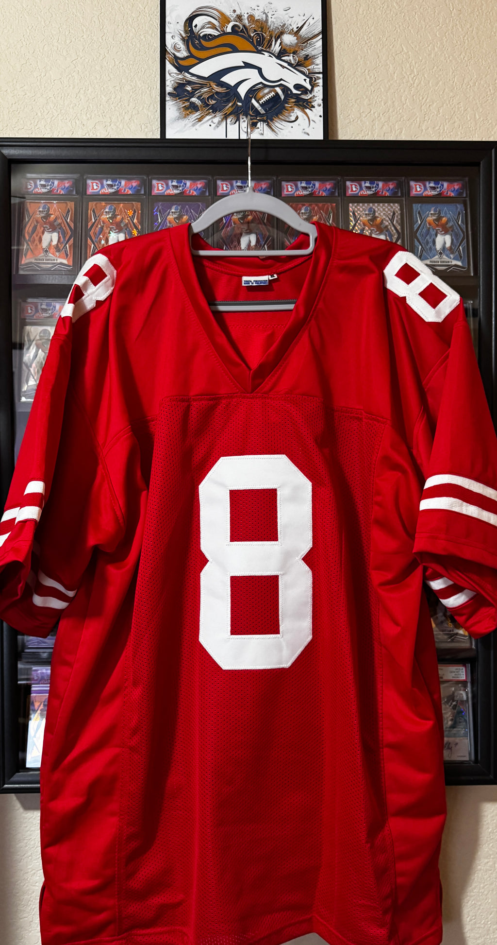 Steve Young Autographed 49ers Jersey, Player Hologram
