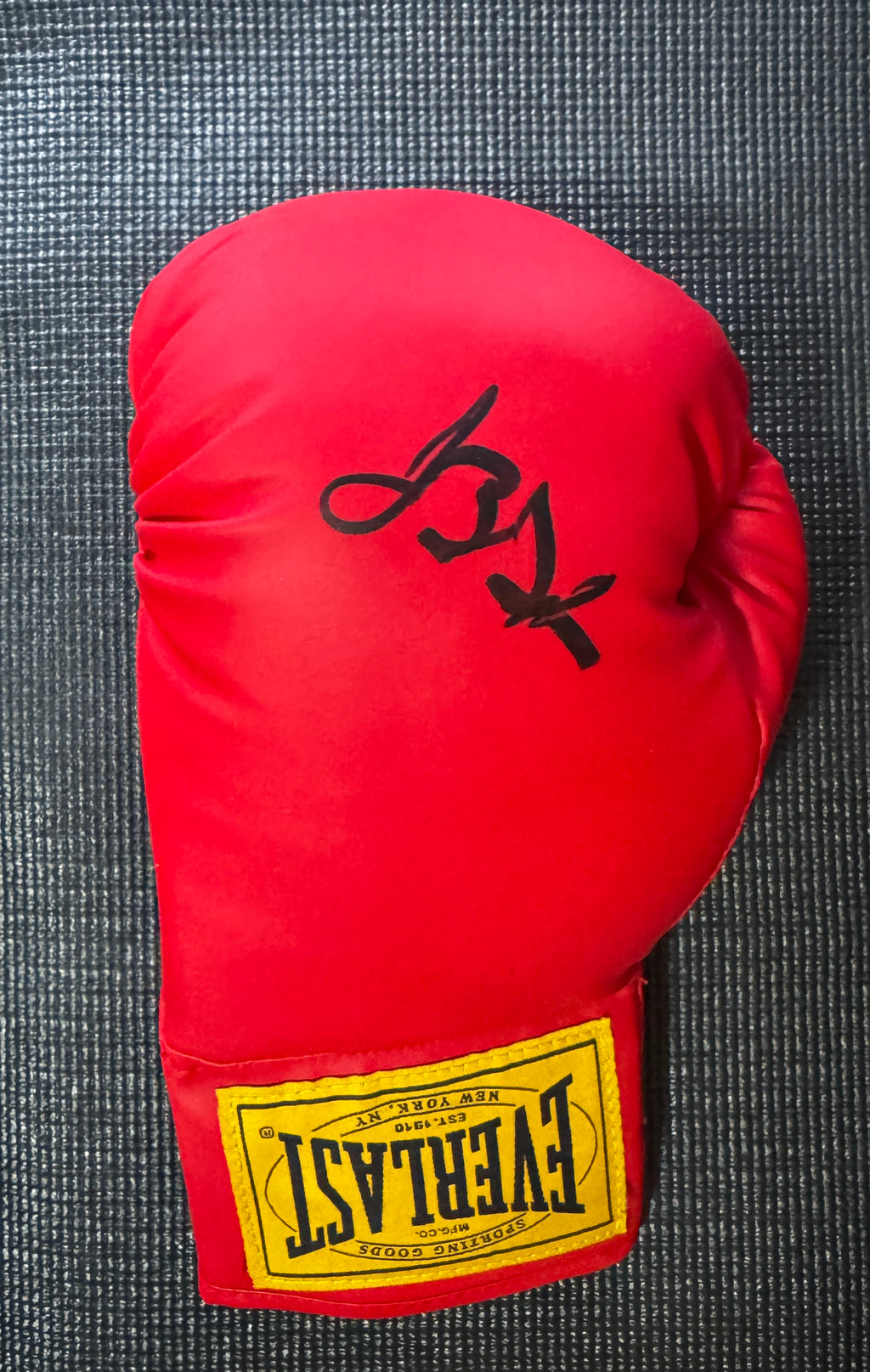 James Buster Douglas Signed Red Boxing Glove, PrimeTime/W