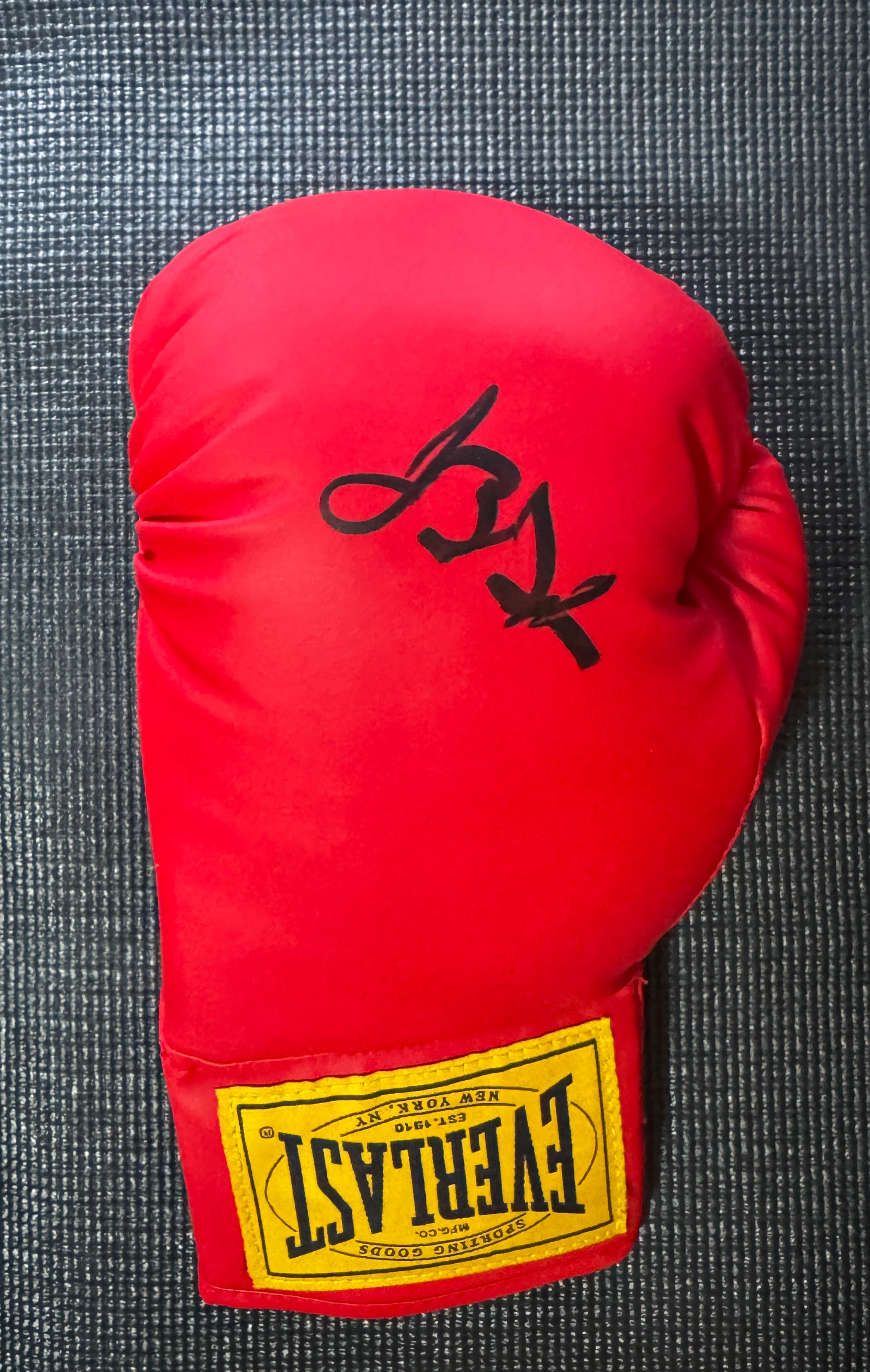 James Buster Douglas Signed Red Boxing Glove, PrimeTime/W