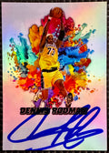 Dennis Rodman Autographed Custom Color Blast Card, LA Lakers, SWAU SOA