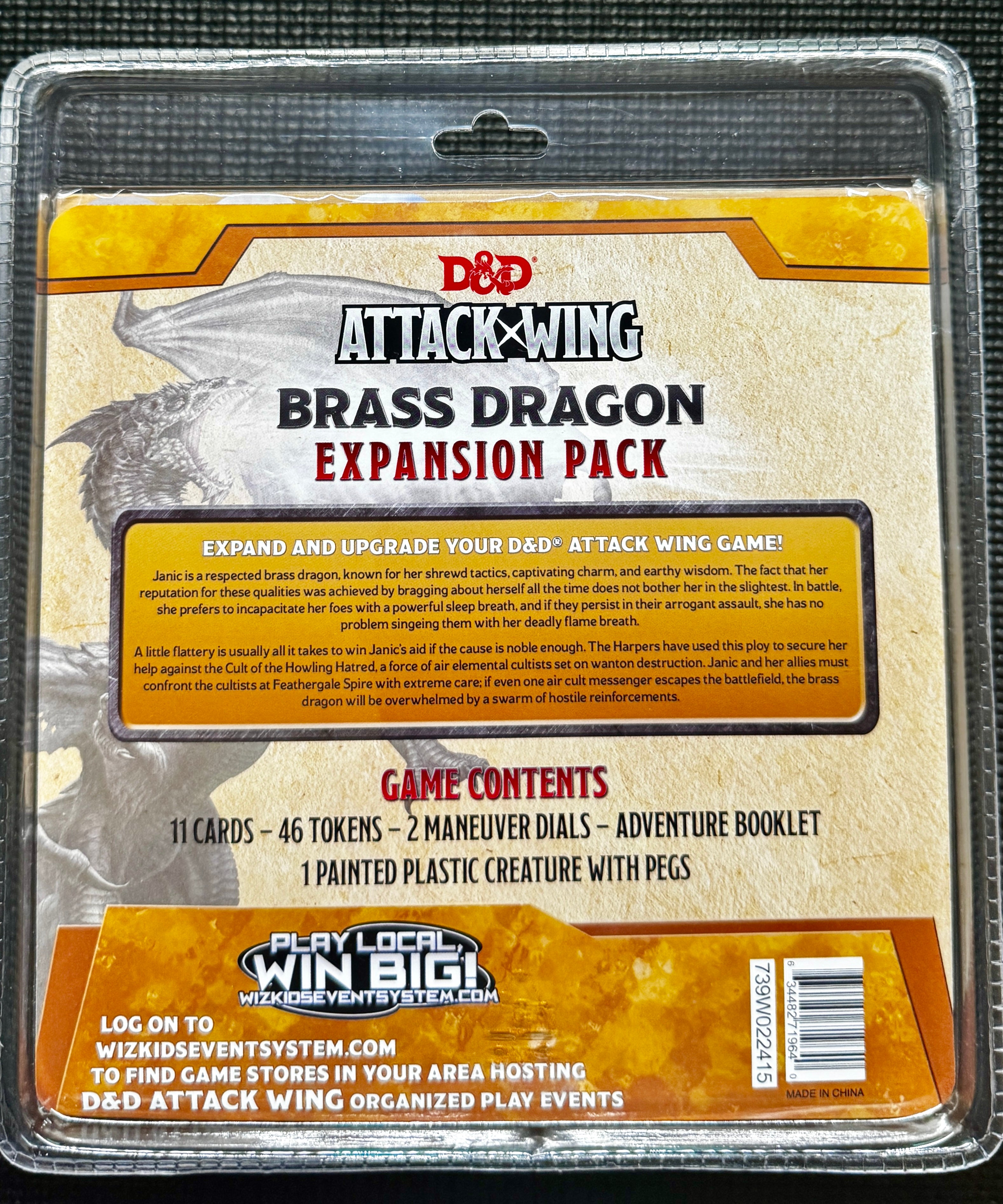 Dungeons & Dragons Attack Wing Brass Dragon Expansion Pack