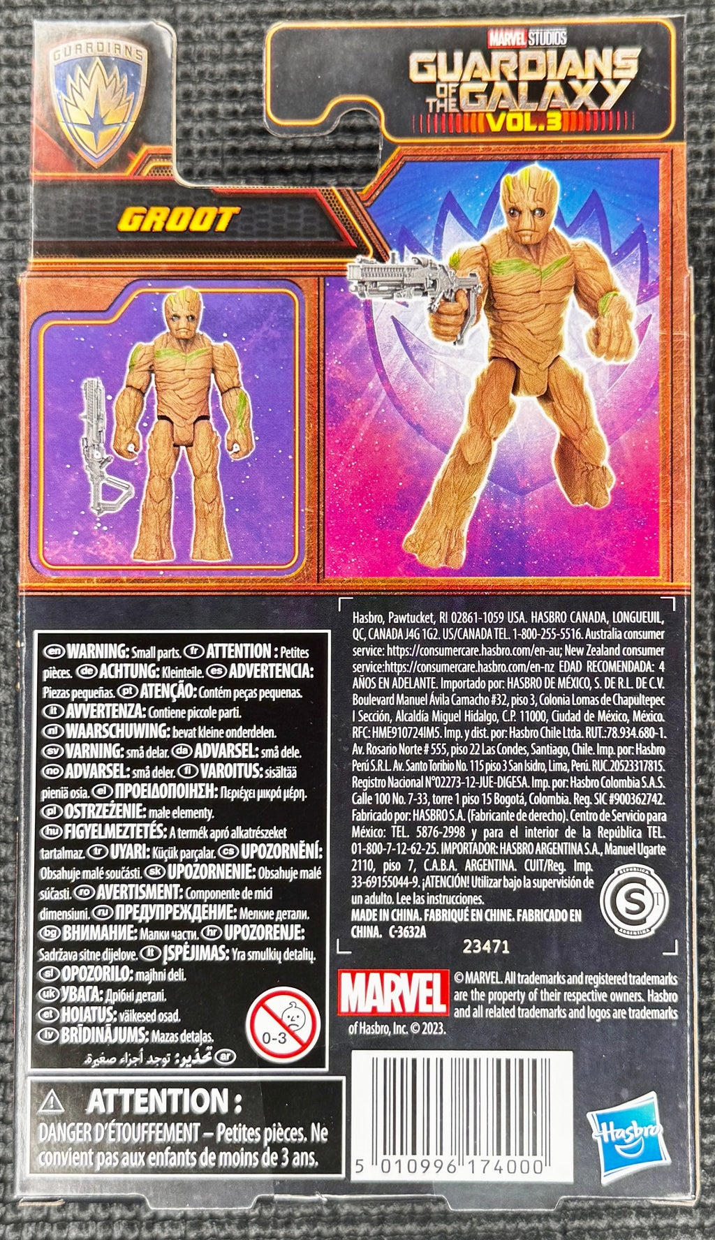 Marvel Studios - Guardians of the Galaxy Series 3 Action Figures (Groot) - Hasbro Epic Hero Series (4in)