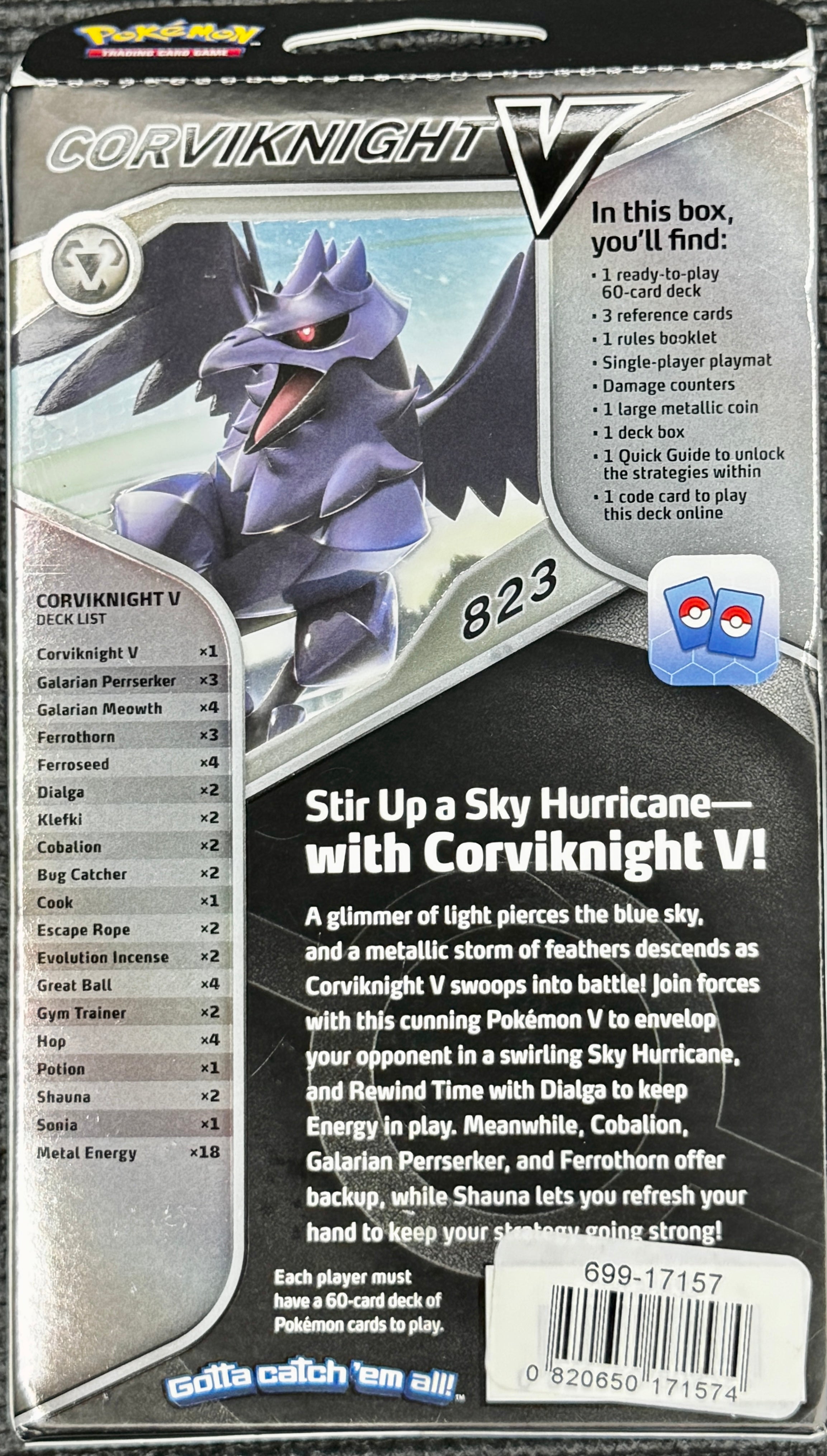 Pokemon Corviknight V Deck