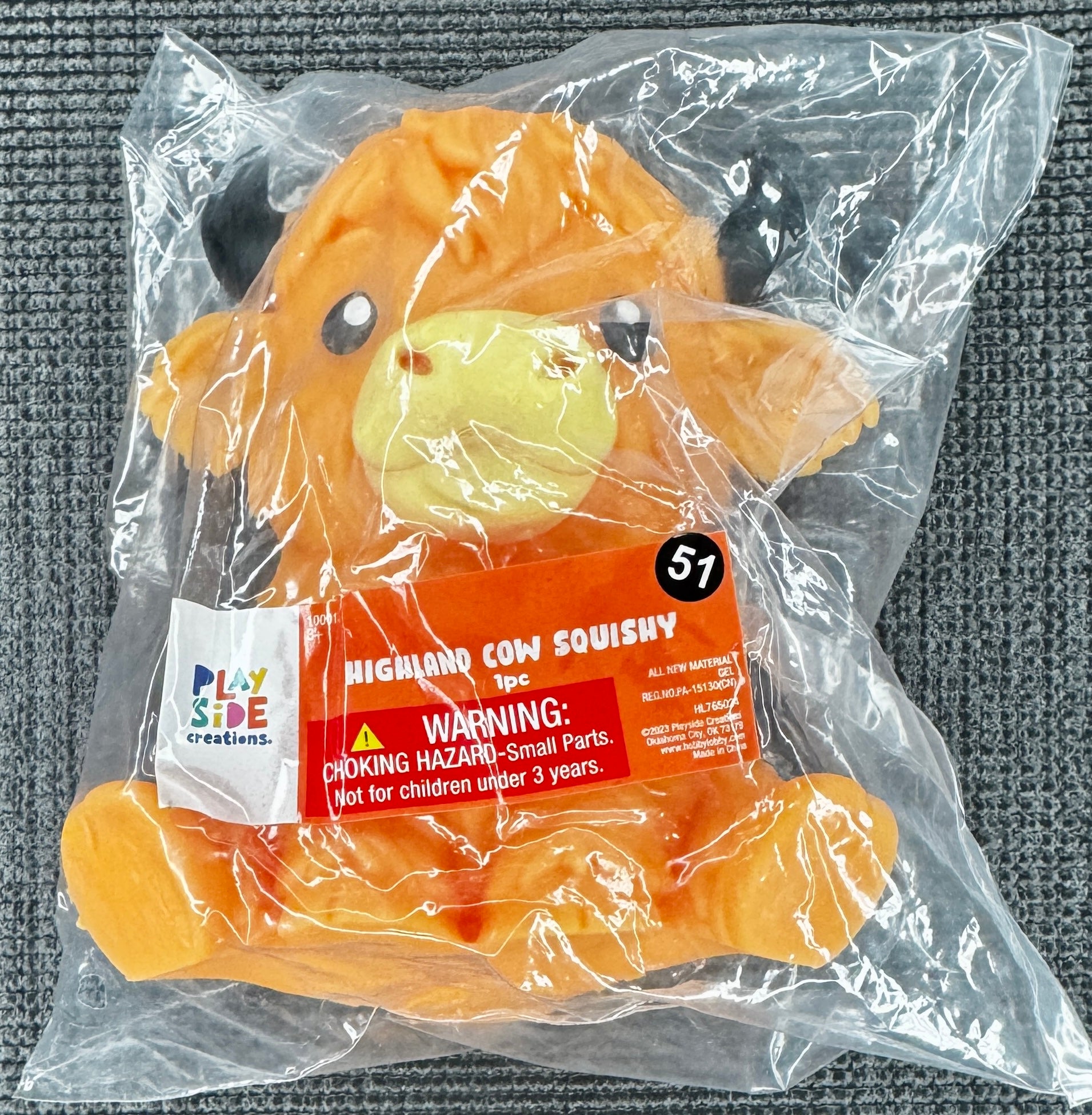 Play Side Creations Highland Cow Squishy