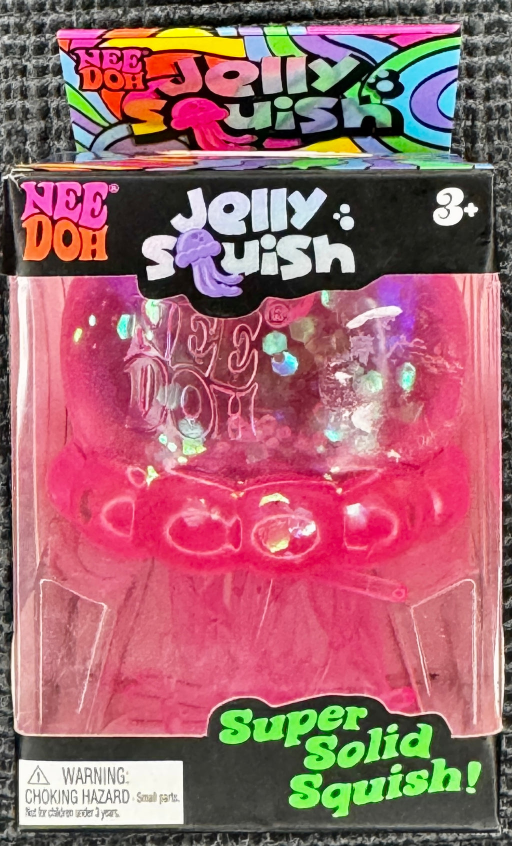NeeDoh Jelly Squish Pink