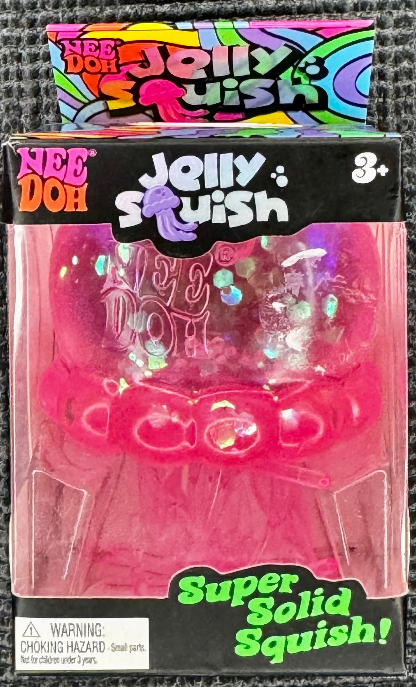 NeeDoh Jelly Squish Pink
