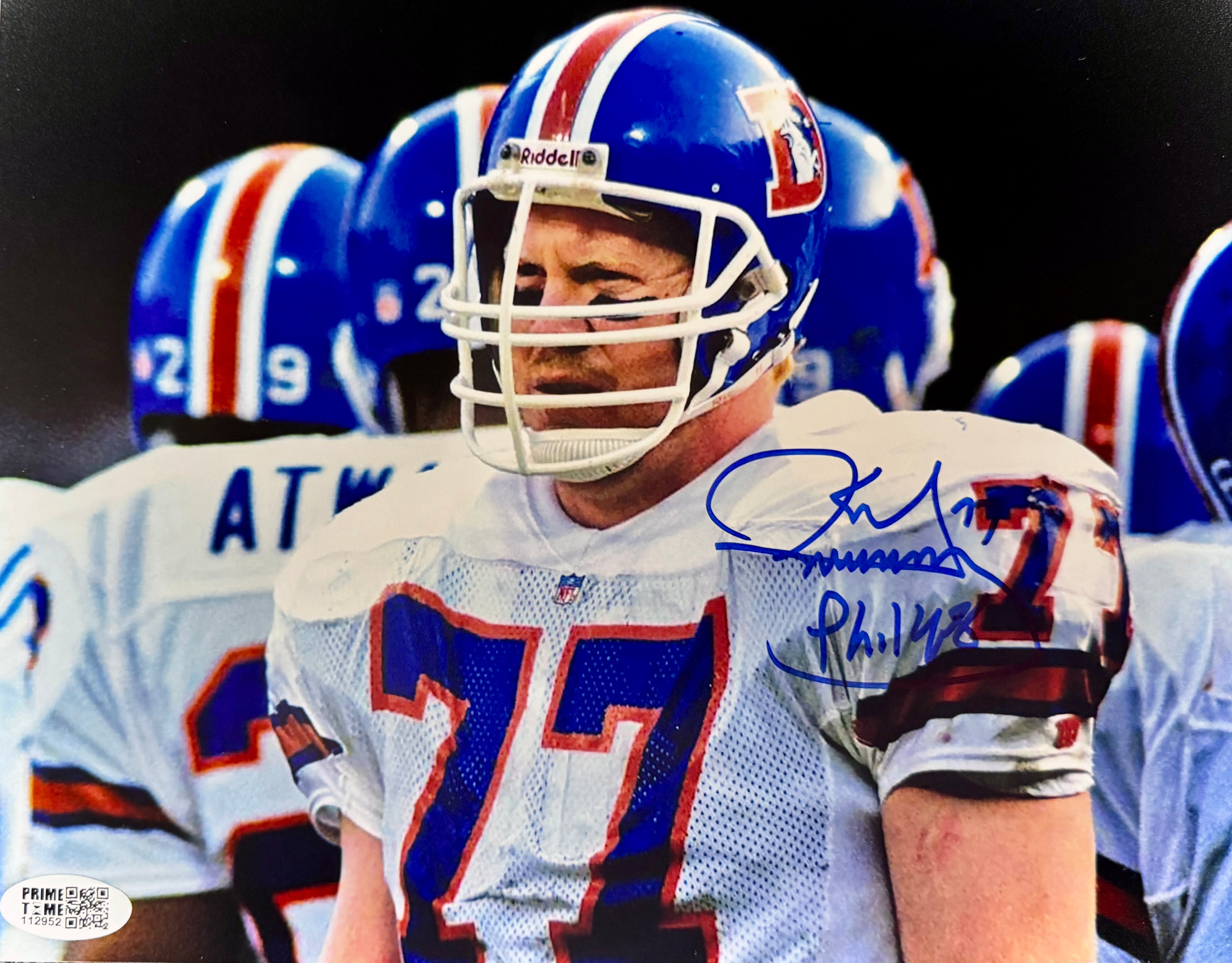 Carl Mecklenburg autographed and Inscribed 8 x 10, Prime Time SOA