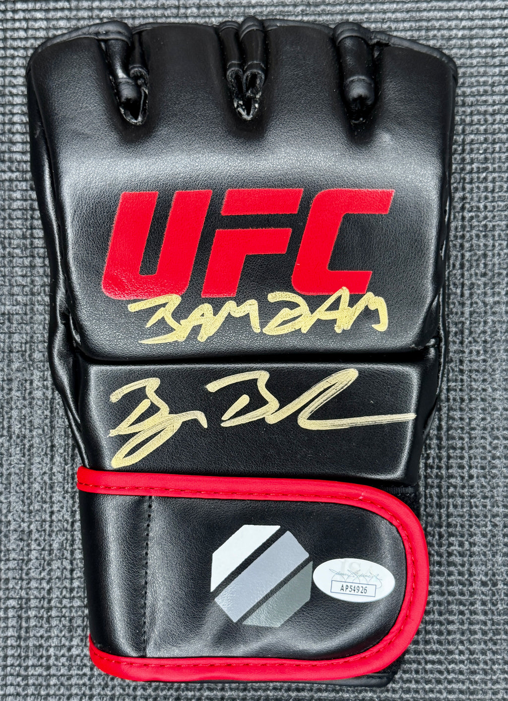 Bryan Barberena autographed UFC Glove, JSA SOA