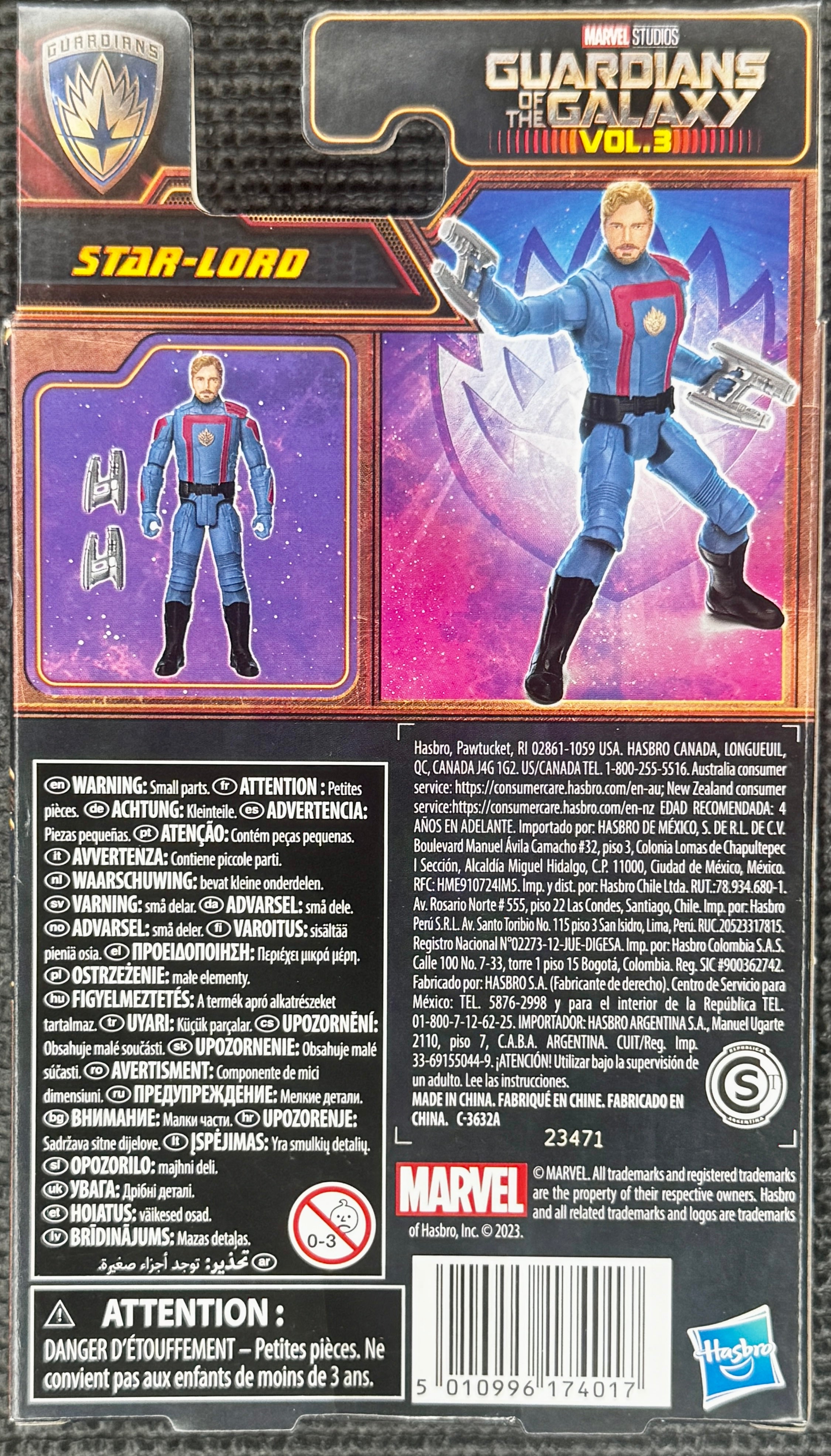 Marvel Studios - Guardians of the Galaxy Series 3 Action Figures (Star Lord) - Hasbro Epic Hero Series (4in) (Copy) (Copy) (Copy)