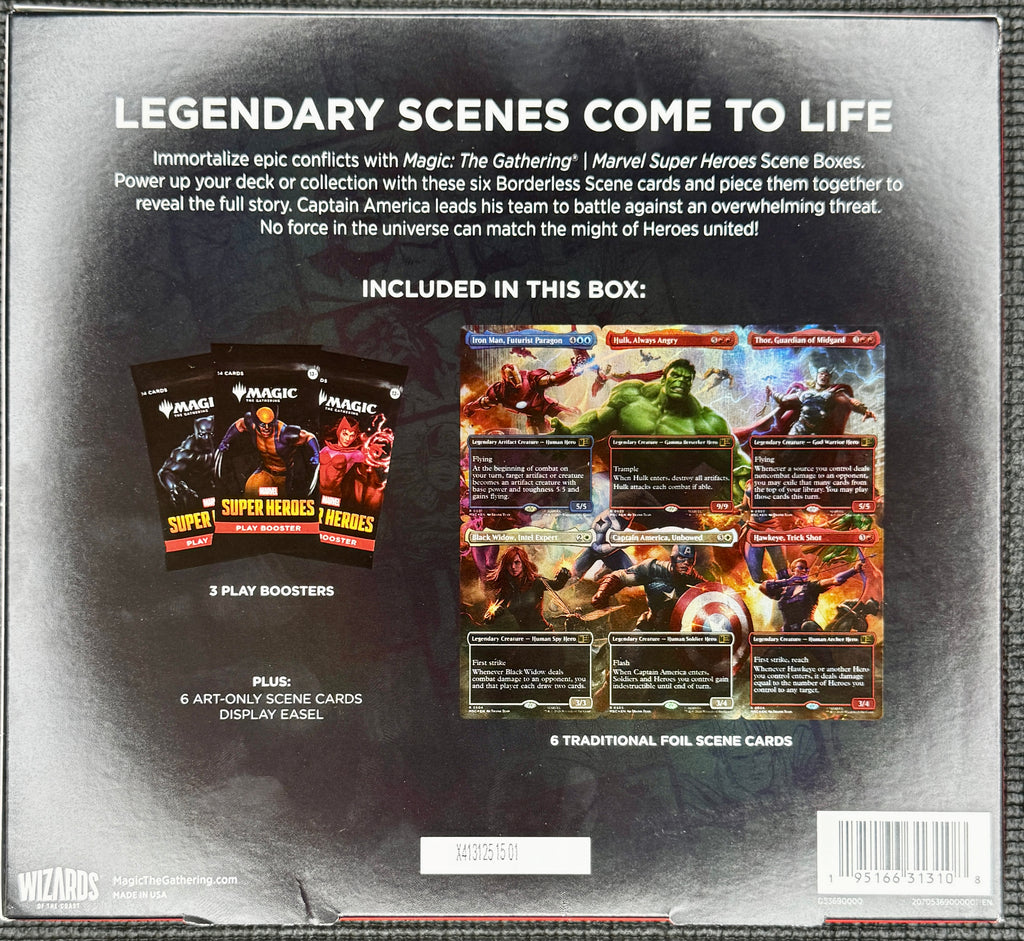 Magic The Gathering Marvel Super Hero's Scene Box - Hero's United