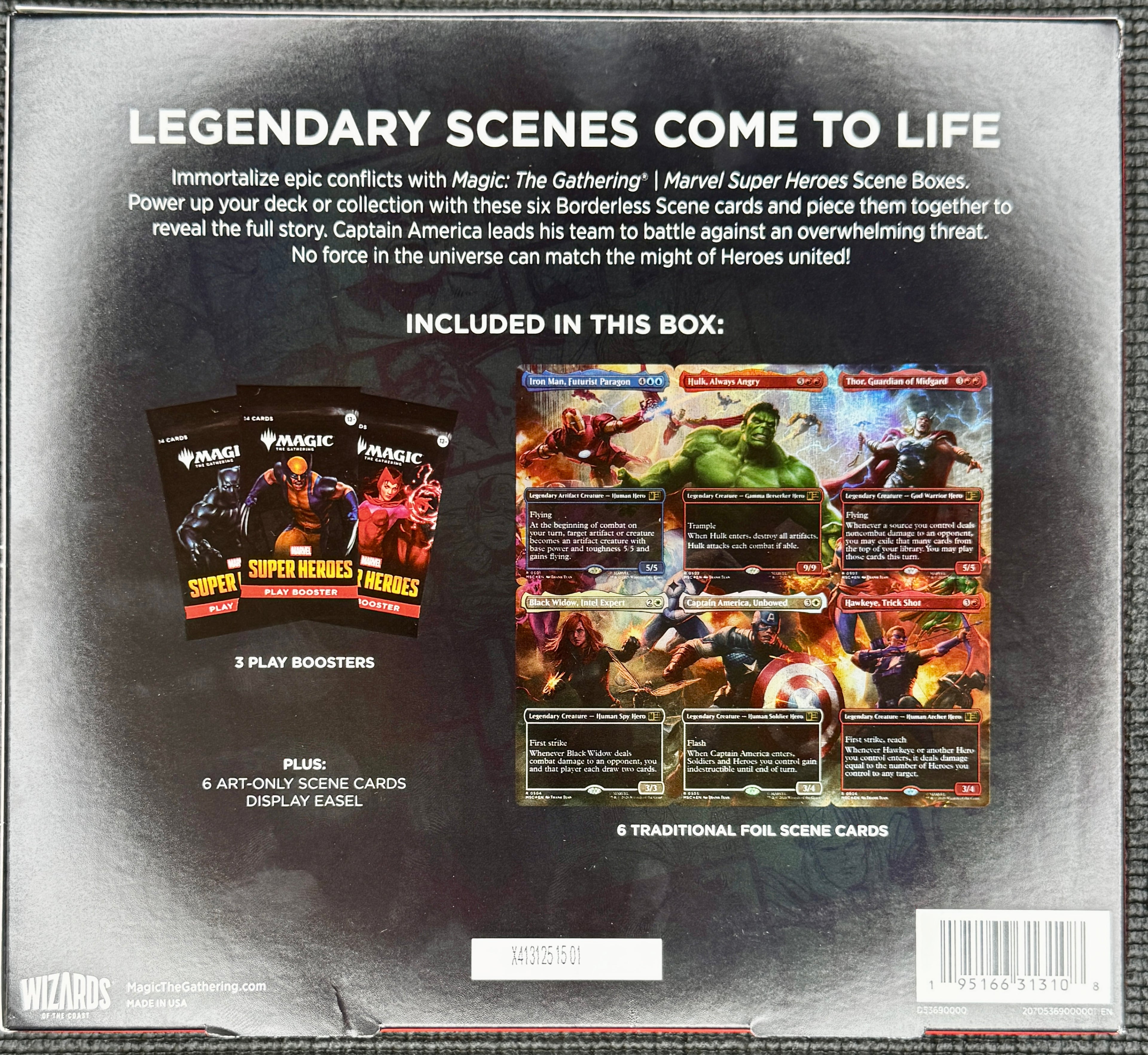 Magic The Gathering Marvel Super Hero's Scene Box - Hero's United