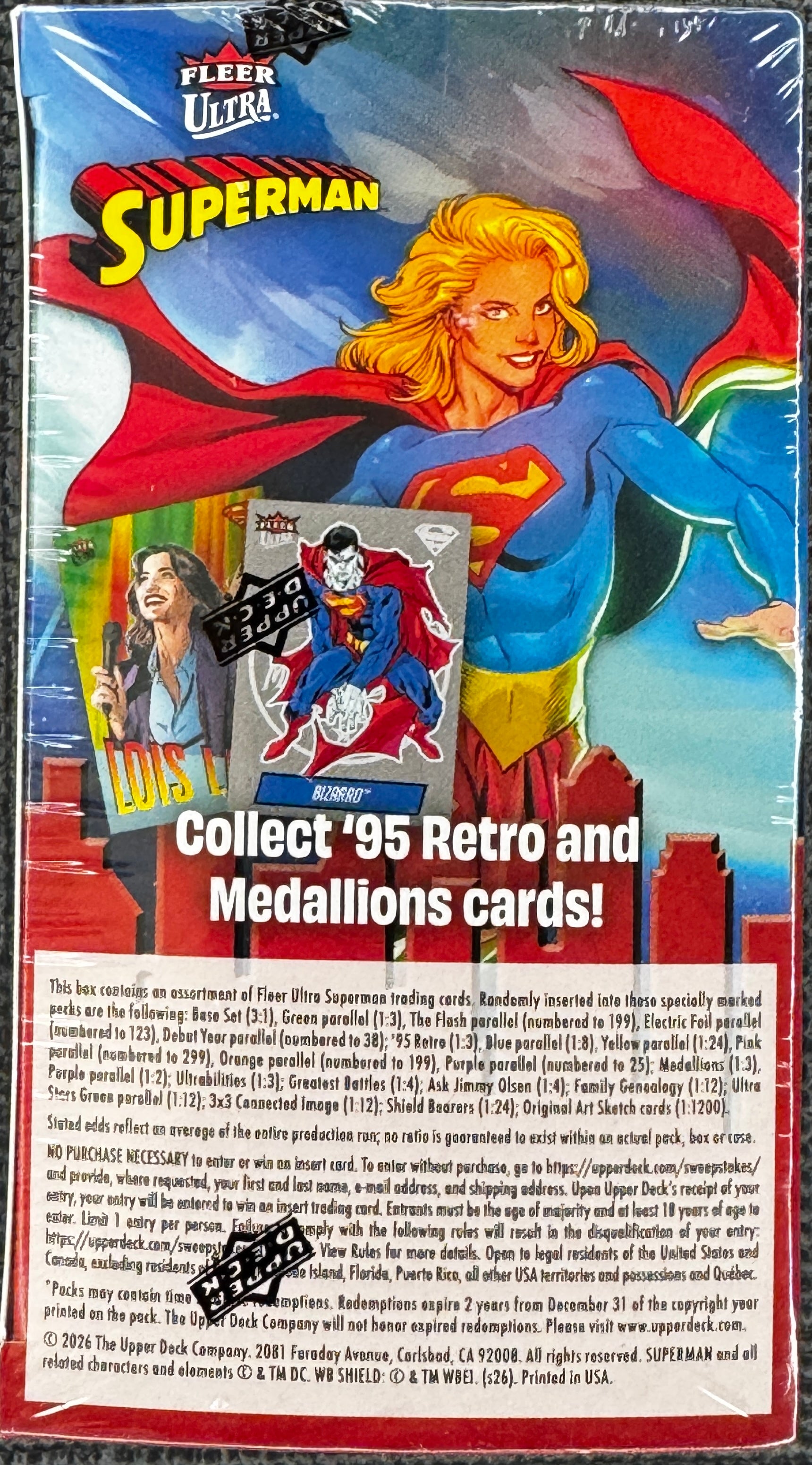 2026 Fleer Ultra Superman Blaster Box