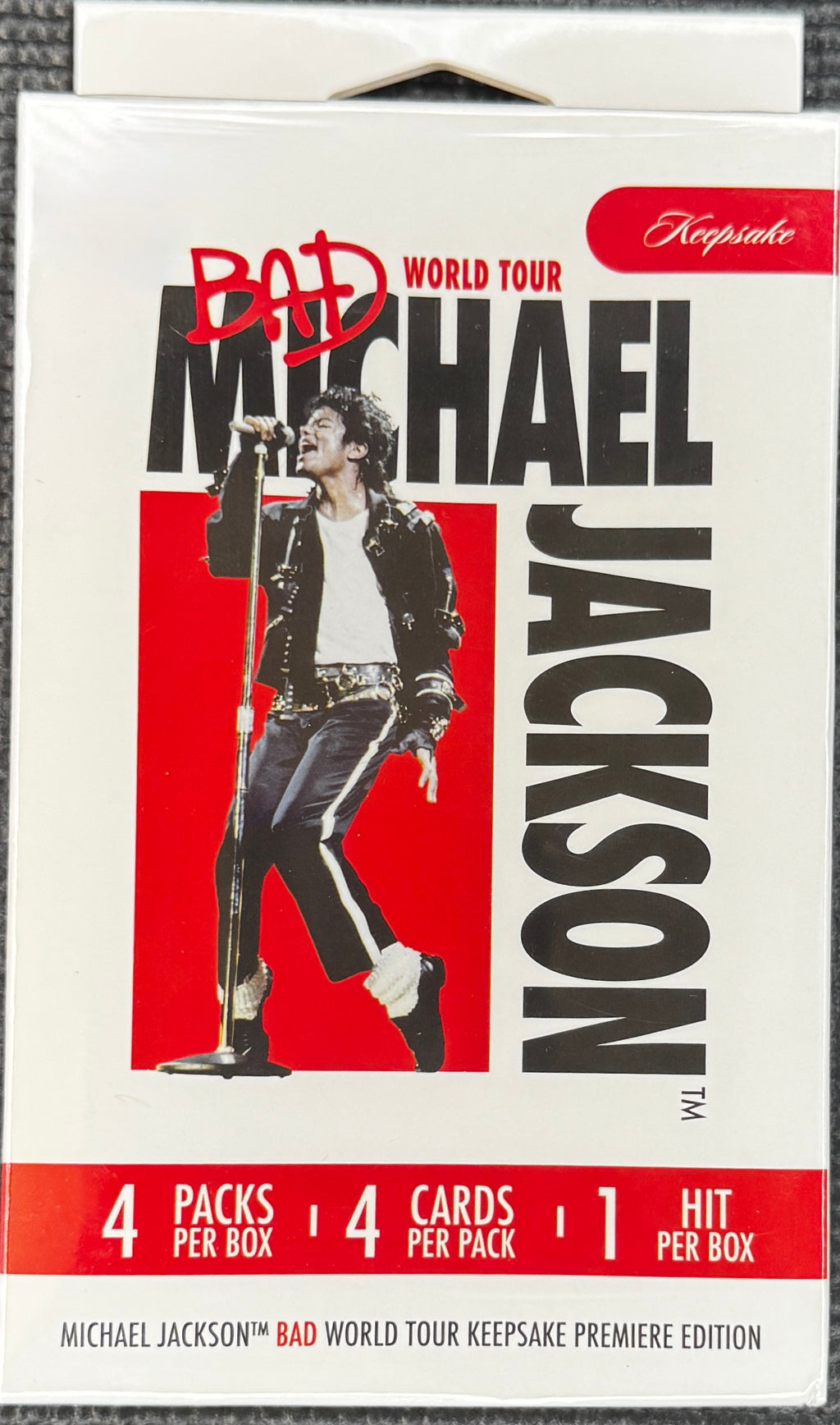 Michael Jackson Bad World Tour Hanger Box by Keepsake