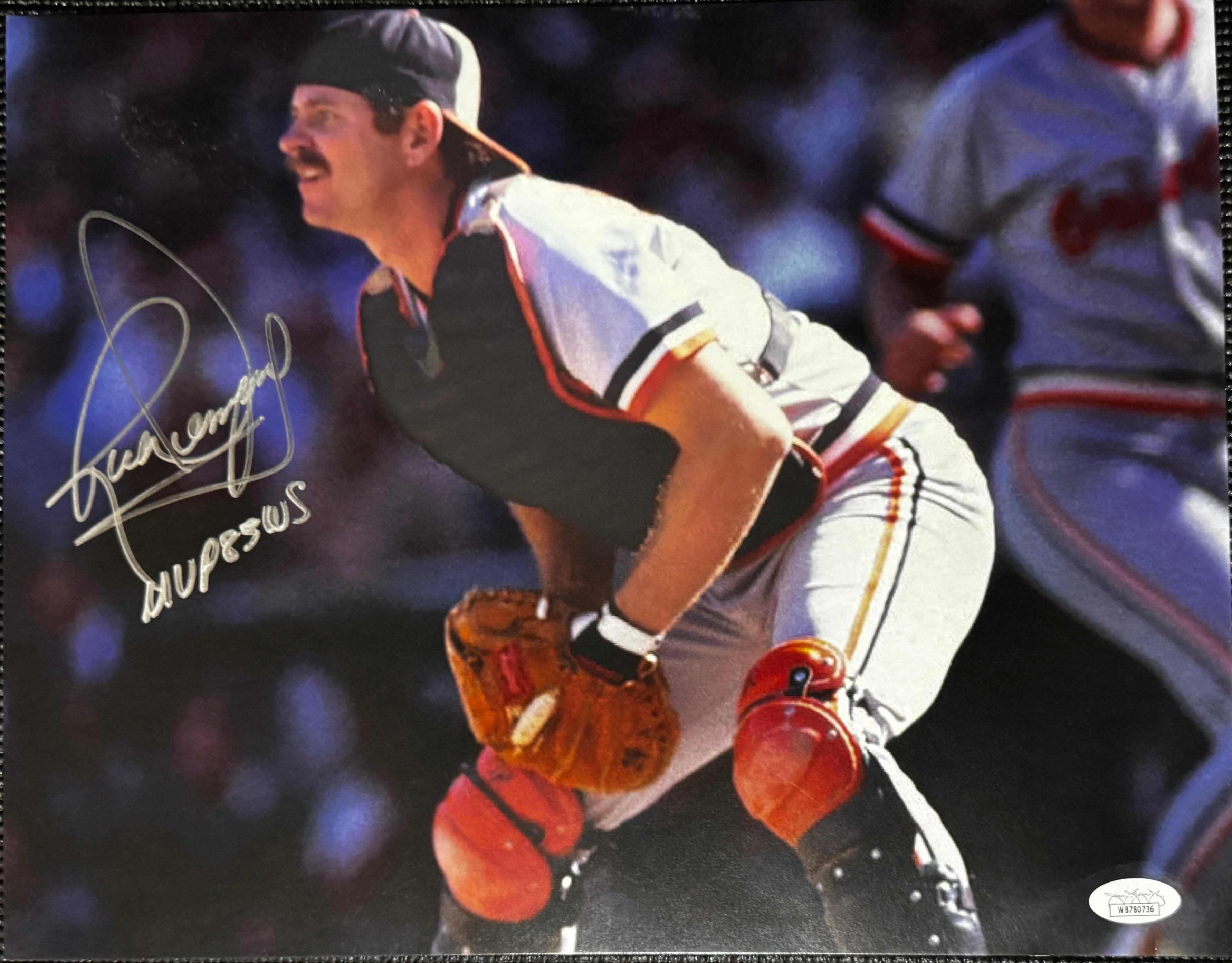 Rick Dempsey Autographed & Inscribed " MVP83WS" 8 x 10 Photo, JSA Witnessed